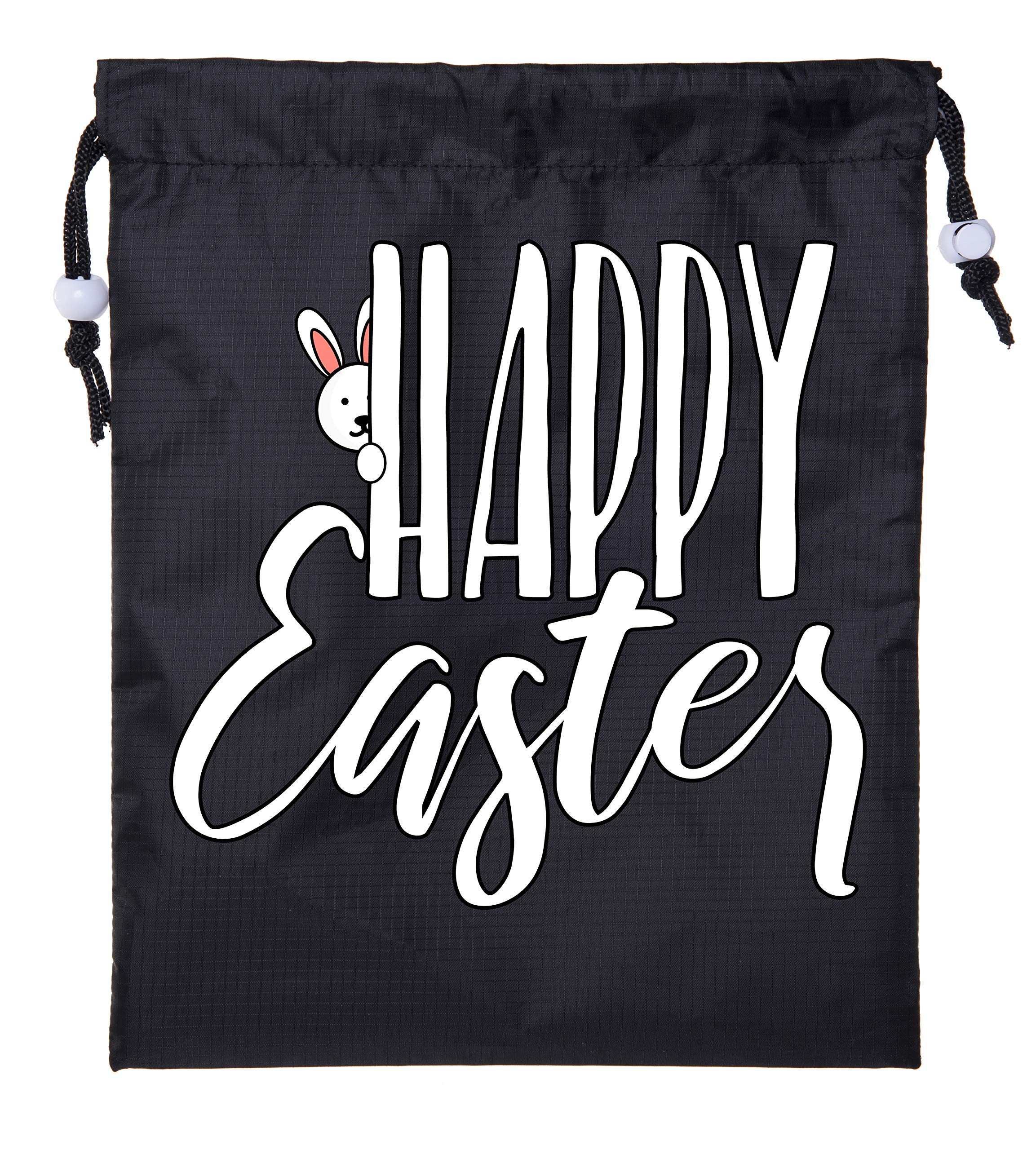Mini Easter Basket Bags Bulk - Small Drawstring Cinch Sacks for Easter Treats - Cute Peaking Bunny Design - Perfect for Easter Egg Hunts, Party Favors & Classroom Gifts