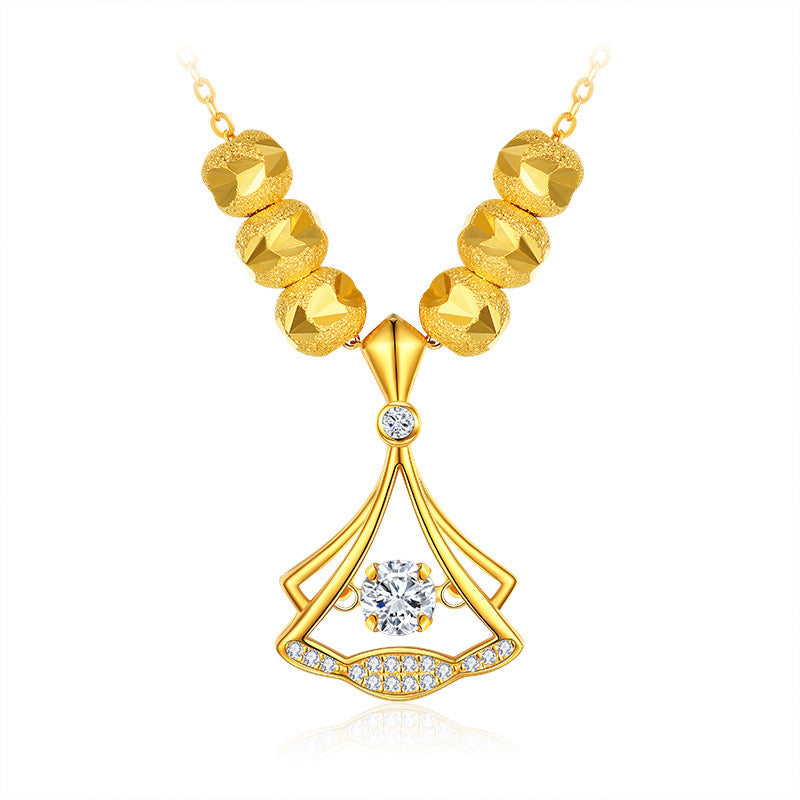 14K Gold Plated Ginkgo Leaf Pendant Necklace for Women - Elegant Dainty Chain Jewelry Gift for Her | Perfect for Everyday Wear, Date Night & Special Occasions