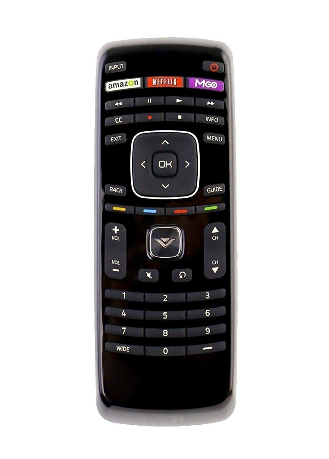 XRT112 Smart TV Remote Control Replacement for Vizio TVs with Dedicated Amazon Netflix & MGO Buttons - Universal Remote for Streaming & Entertainment