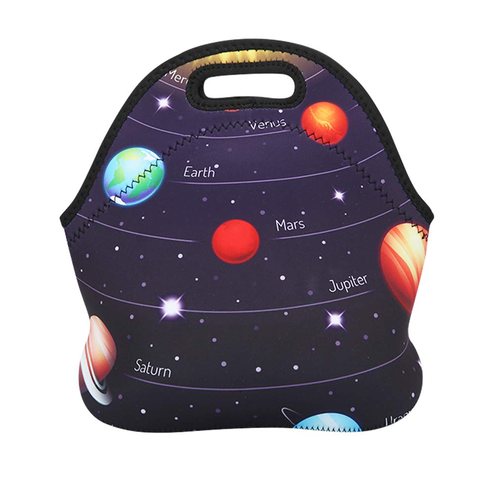 Violet Mist Neoprene Insulated Lunch Bag - Waterproof Reusable Lunch Tote for Women & Men - Perfect for Work, School, Picnics & Outdoor Activities - Great Christmas Gift & Thanksgiving Present