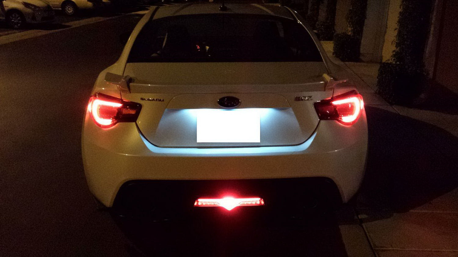 Clear LED Rear Bumper Reverse Brake Fog Light Lamp for Scion FRS 86 Subaru BRZ - High Visibility Safety Lights for Night Driving & Parking