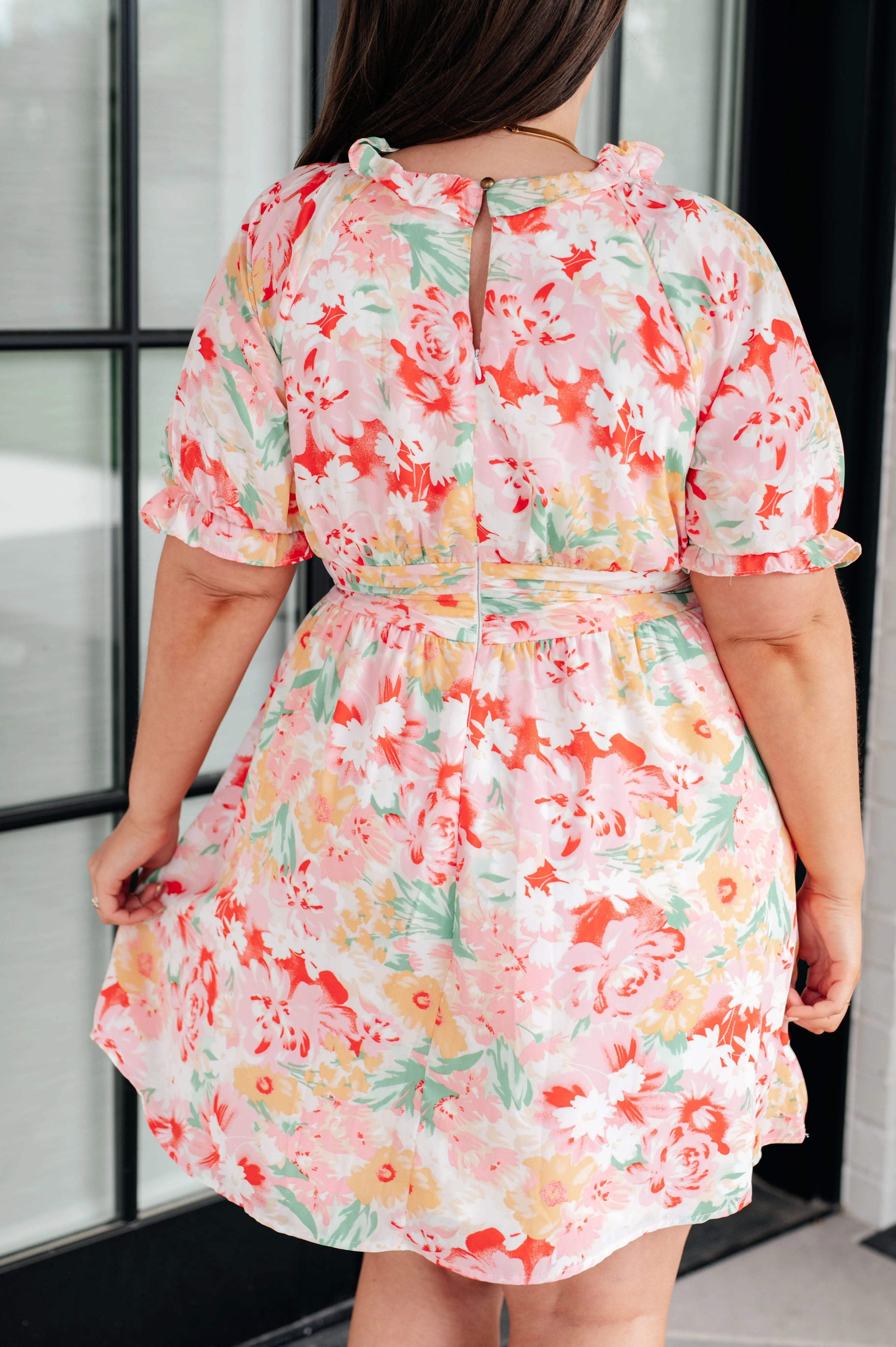 Unit Fancy Free Floral Dress for Women - Summer Boho Maxi Dress with Flowy Sleeves | Perfect for Beach Vacations, Garden Parties & Date Nights