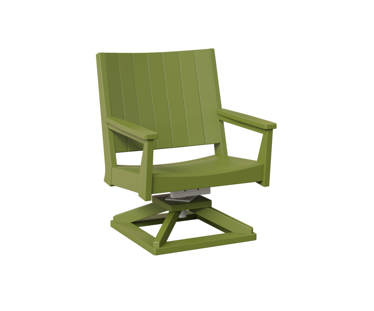 Berlin Gardens Mayhew Chat Swivel Rocker - Outdoor Patio Conversation Chair with Comfortable Cushions for Porch, Deck, or Garden Relaxation