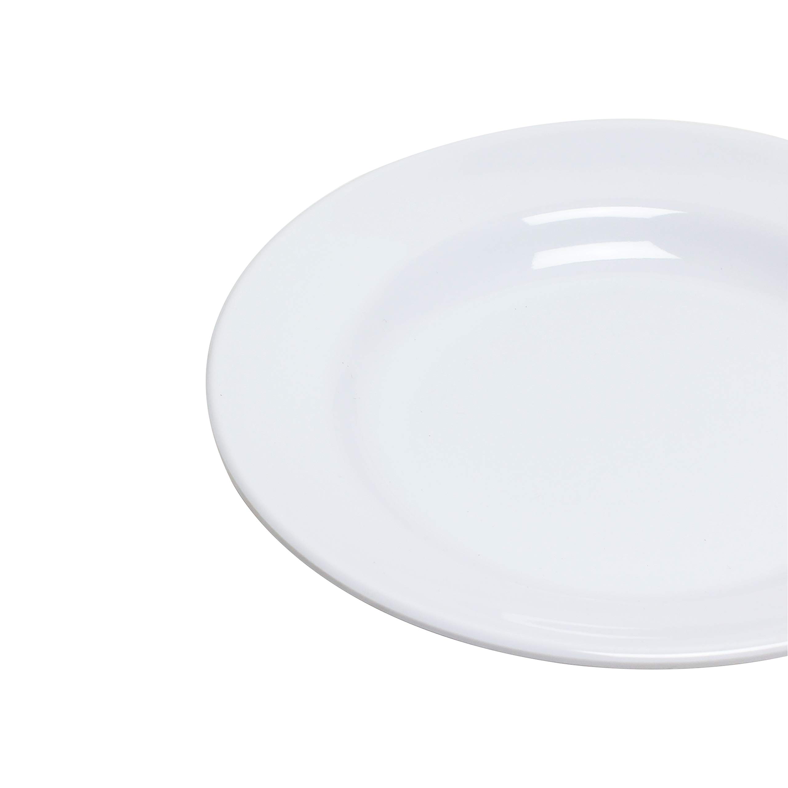 Thunder Group Imperial 3 oz Melamine Soup Plates (6 Inch, Set of 12) - Durable & Lightweight Dinnerware for Restaurants, Catering, and Outdoor Dining