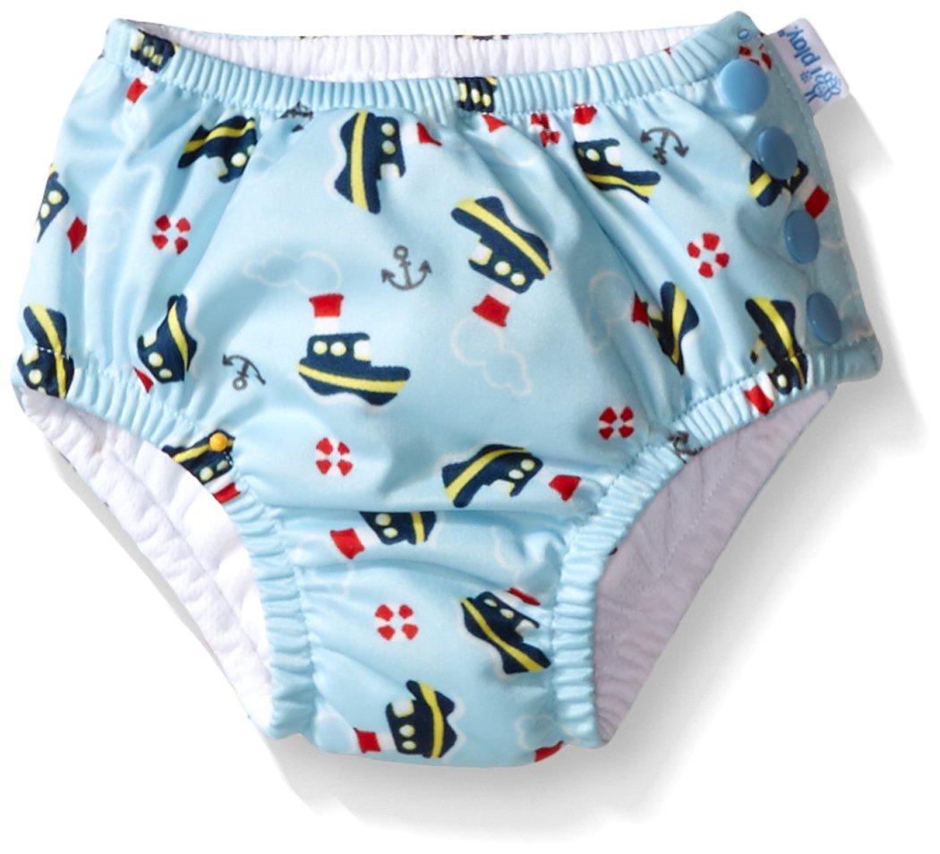 iPlay Unisex Reusable Absorbent Baby Swim Diapers - Quick Dry, Leak Proof Swimwear for Infants & Toddlers - Perfect for Pool, Beach & Water Play