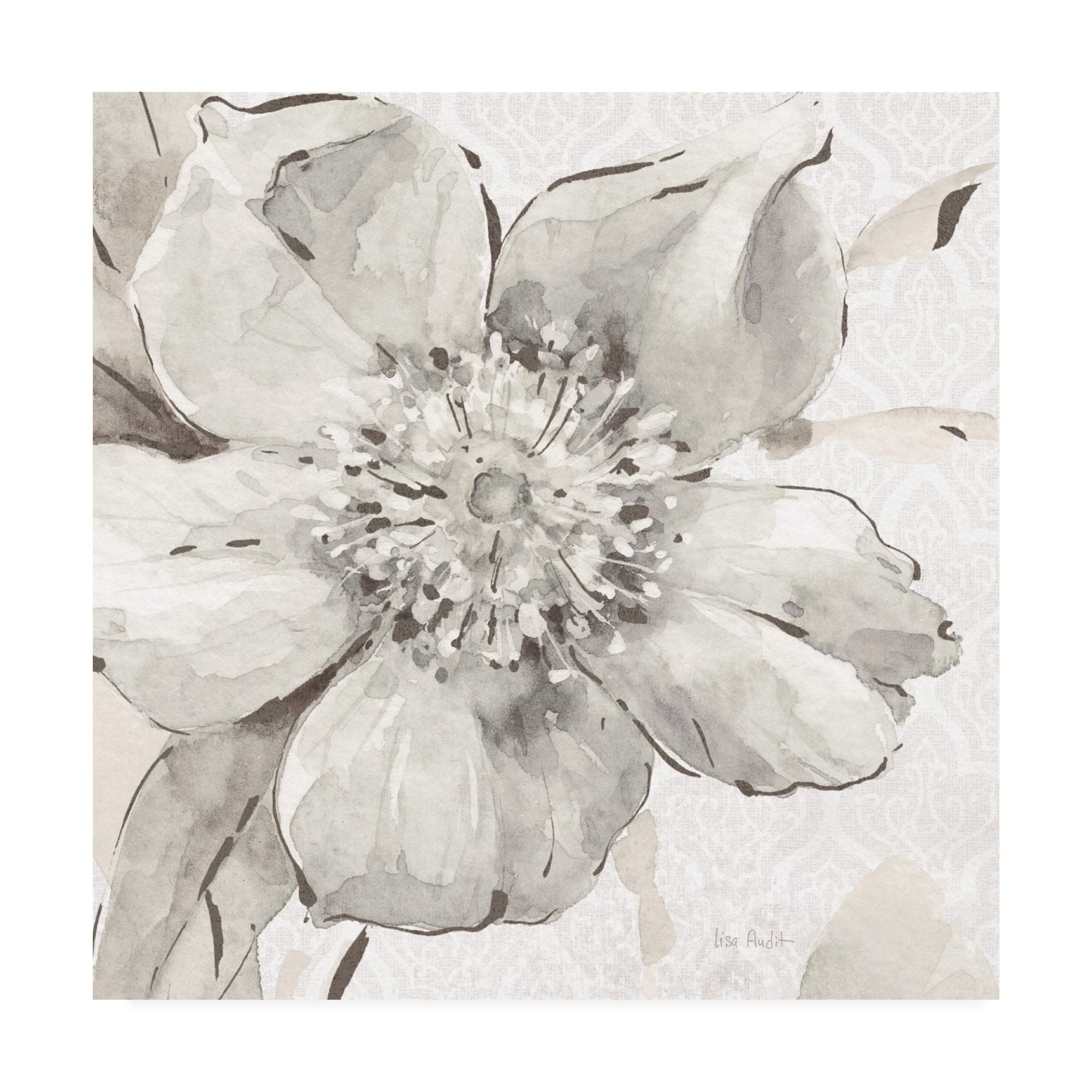 Lisa Audit Indigold VI Gray Fine Art Print - 18x18 Inch Modern Wall Decor for Living Room, Bedroom & Office