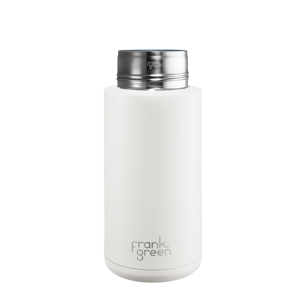 Eco-Friendly Ceramic Reusable Water Bottle - 34oz (1000ml) Leak-Proof & Insulated - Perfect for Gym, Hiking, Office & Travel