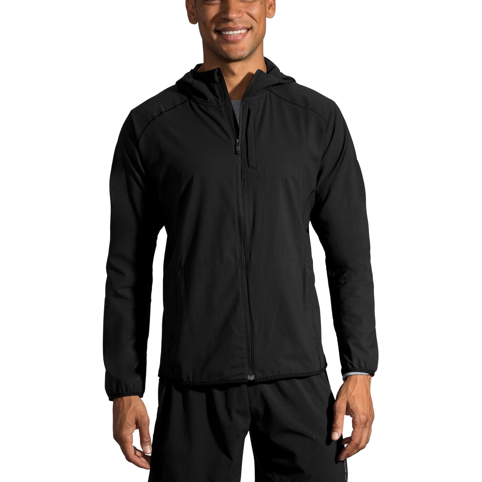 Brooks Men's Canopy Running Jacket - Lightweight Waterproof Windbreaker for Outdoor Jogging & Hiking - Perfect for Rainy Weather & Cold Wind Protection