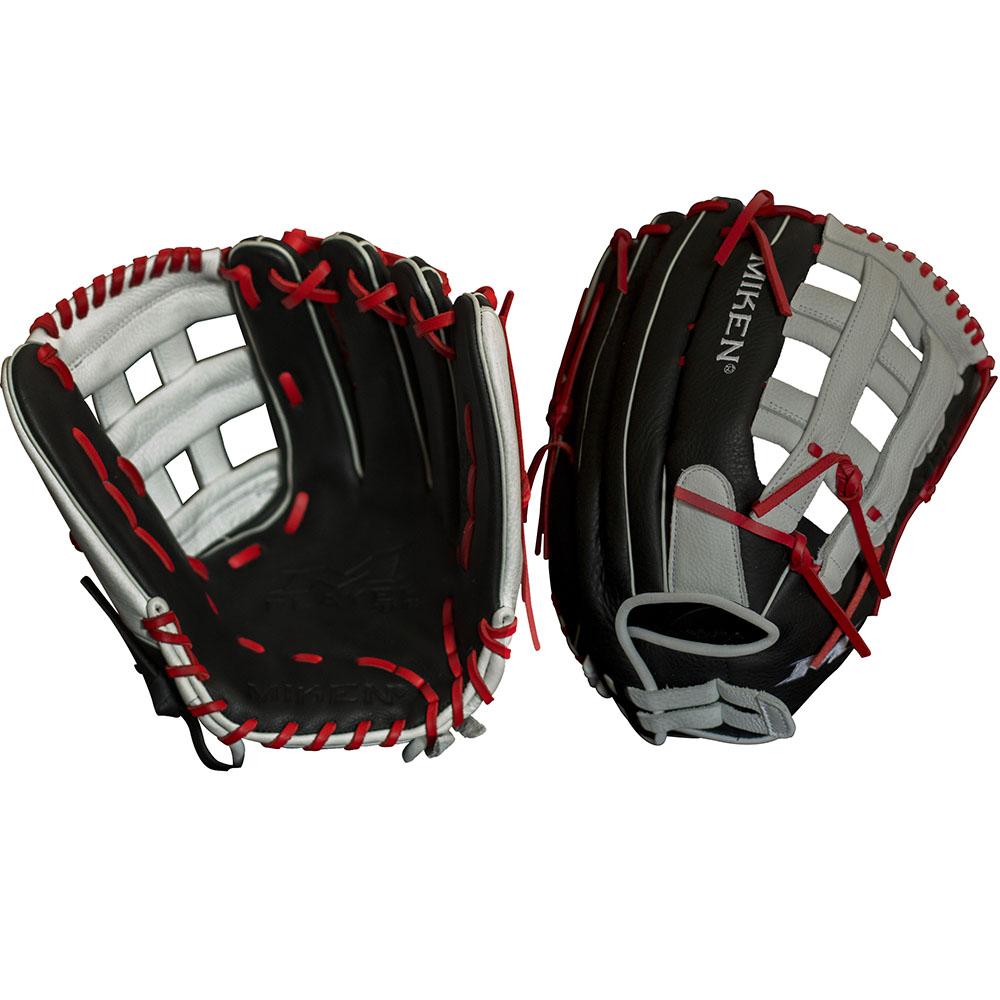 Miken Player Series 13 Inch Slowpitch Softball Glove - PS130PH | Premium Leather for Adult Players | Perfect for Slowpitch Games & Training Practice