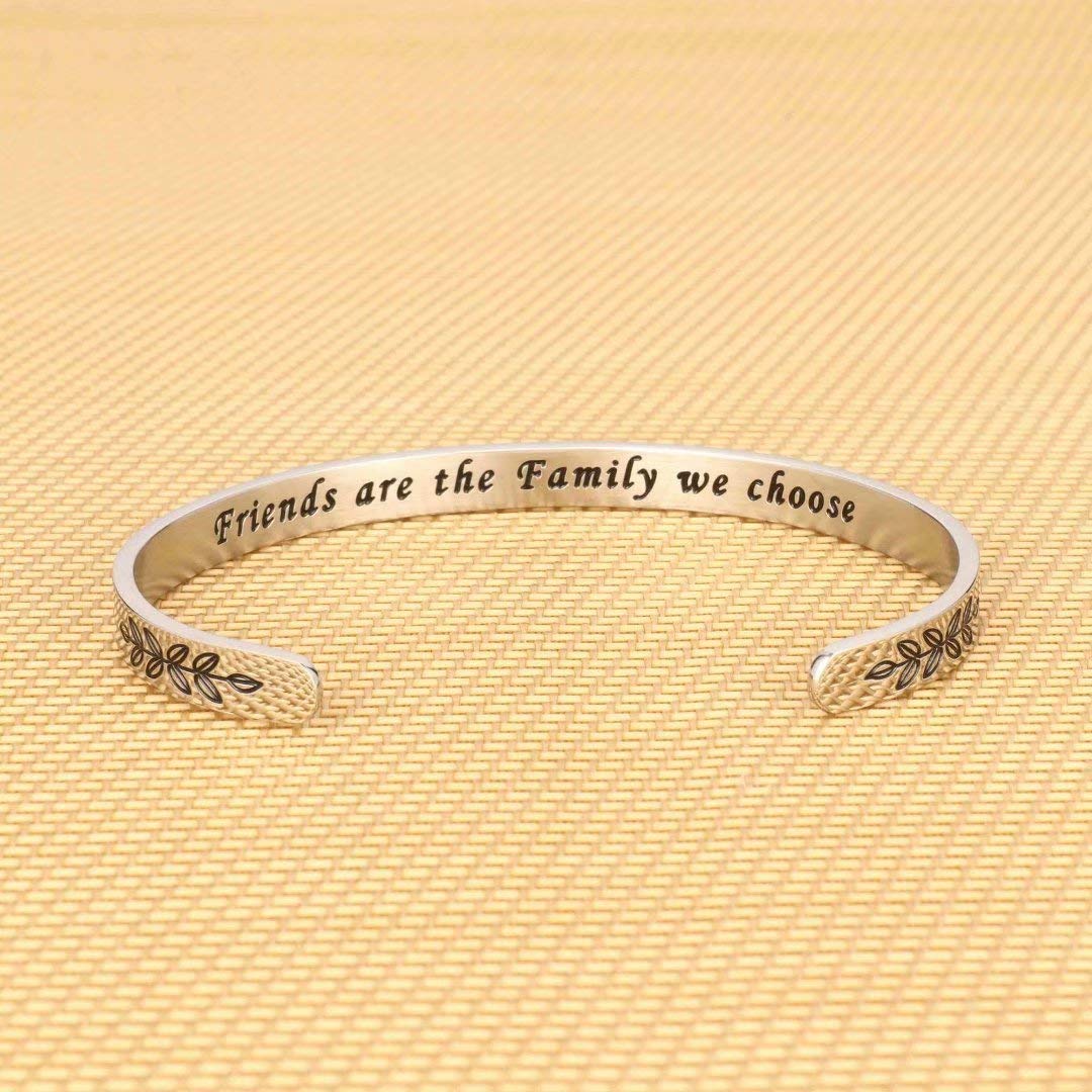 Inspirational Quote Mantra Bracelets for Women & Girls - Funny Motivational Jewelry Gift for Best Friend, Mom, Daughter, Sister (Birthday, Mother's Day Present) - Comes in Gift Box | Perfect for Daily Wear, Yoga, Meditation & Positive Affirmations