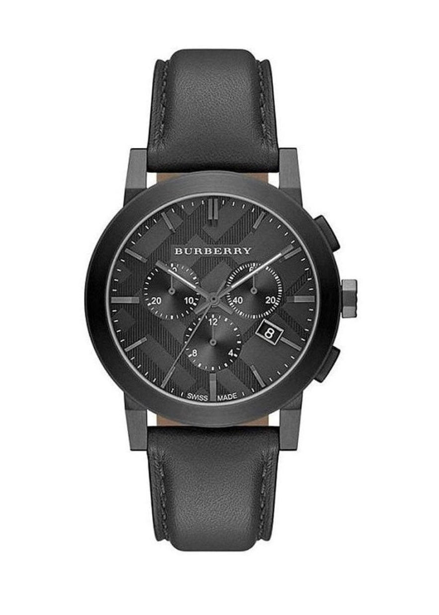 BURBERRY Men's The City BU9364 Chronograph Watch - Luxury Stainless Steel Timepiece for Business & Formal Occasions