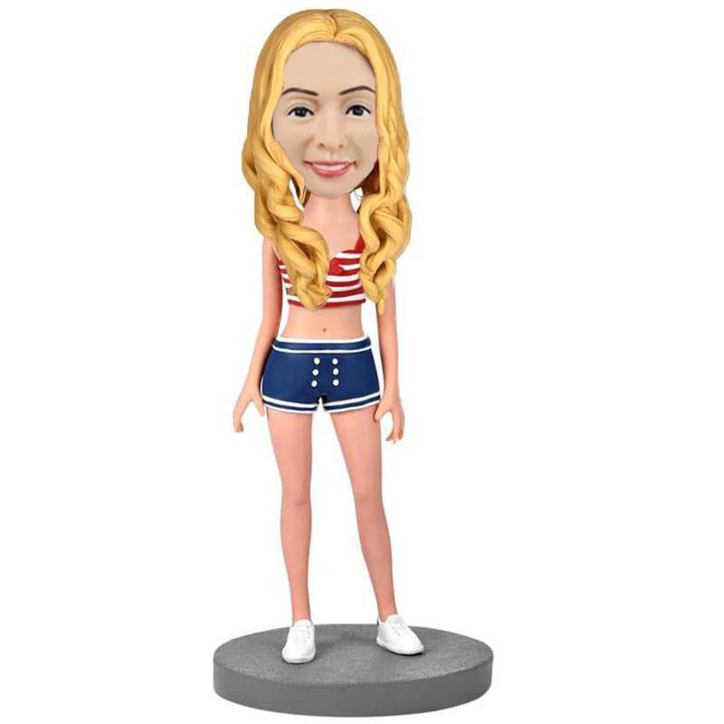 Custom Sexy Girl Bobblehead - Personalized Car Dashboard Decor & Unique Gift for Her - Perfect for Birthdays, Anniversaries, and Office Desk Decoration