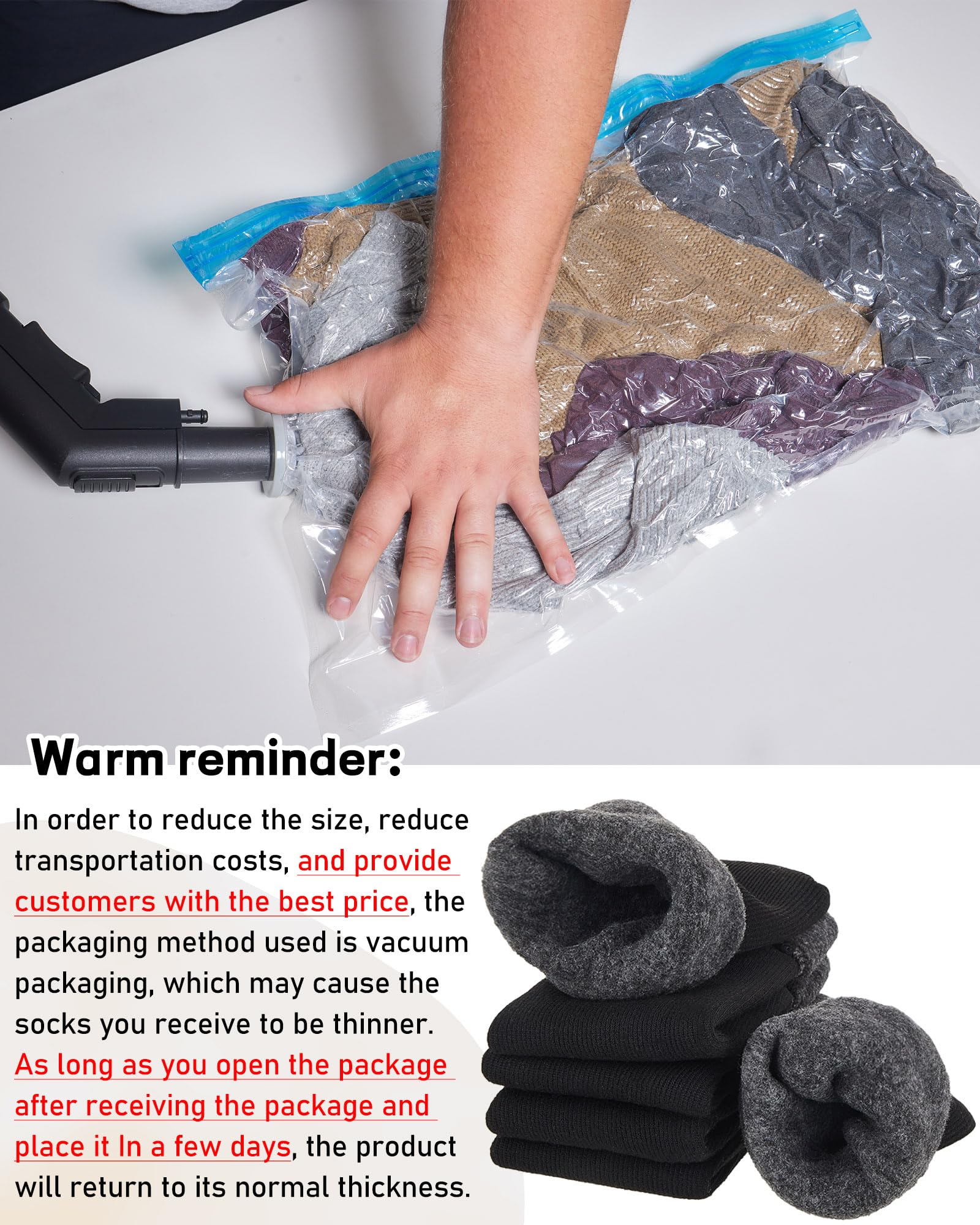 72 Pairs Thermal Socks Bulk - Thick Winter Socks for Men & Women - Unisex One Size - Warm Wool Blend for Cold Weather - Perfect for Homeless Care Packages, Outdoor Activities & Daily Winter Wear