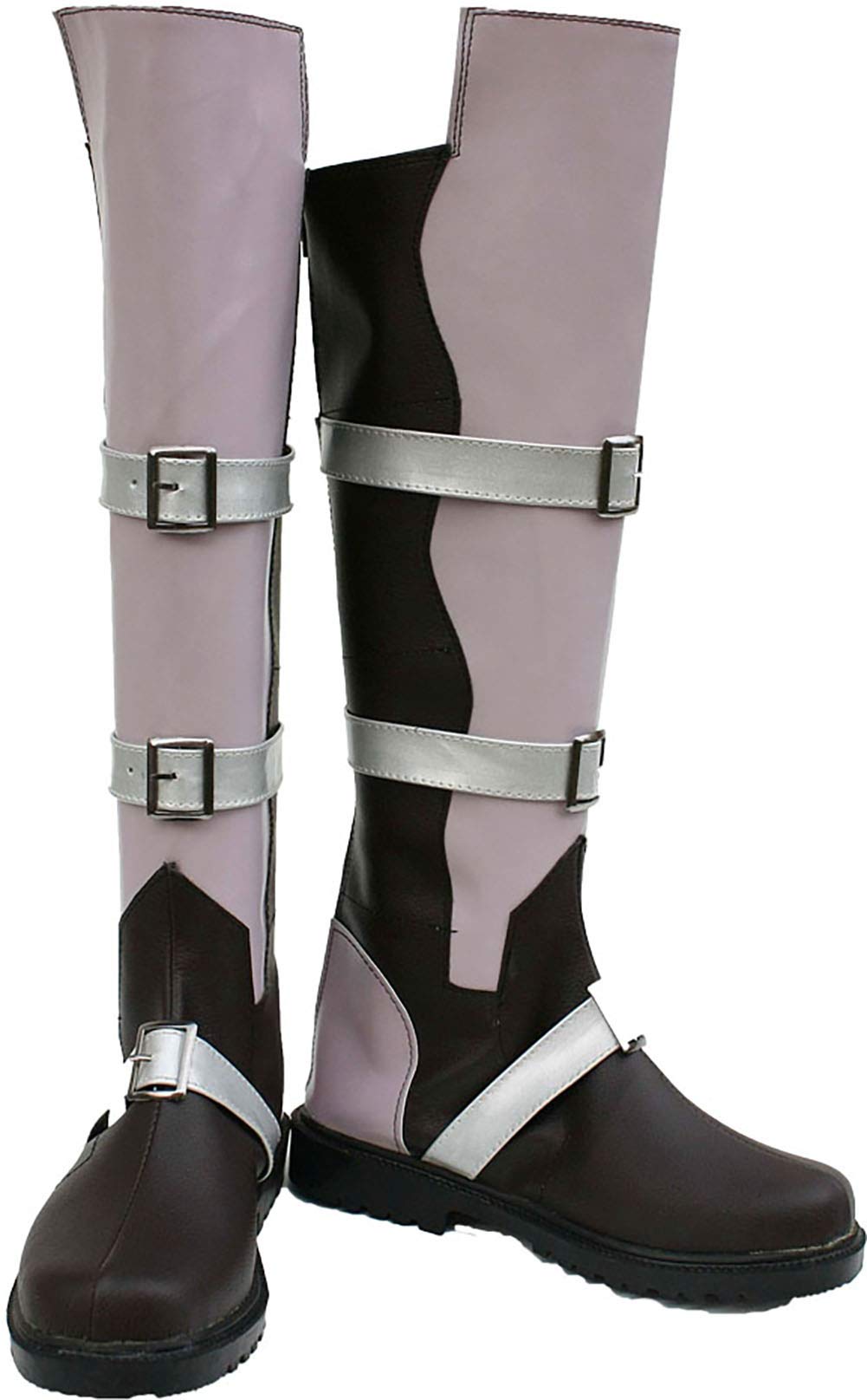 Final Fantasy 13 Lightning Cosplay Boots - High Quality LARP Costume Shoes for Anime Conventions & Halloween Cosplay