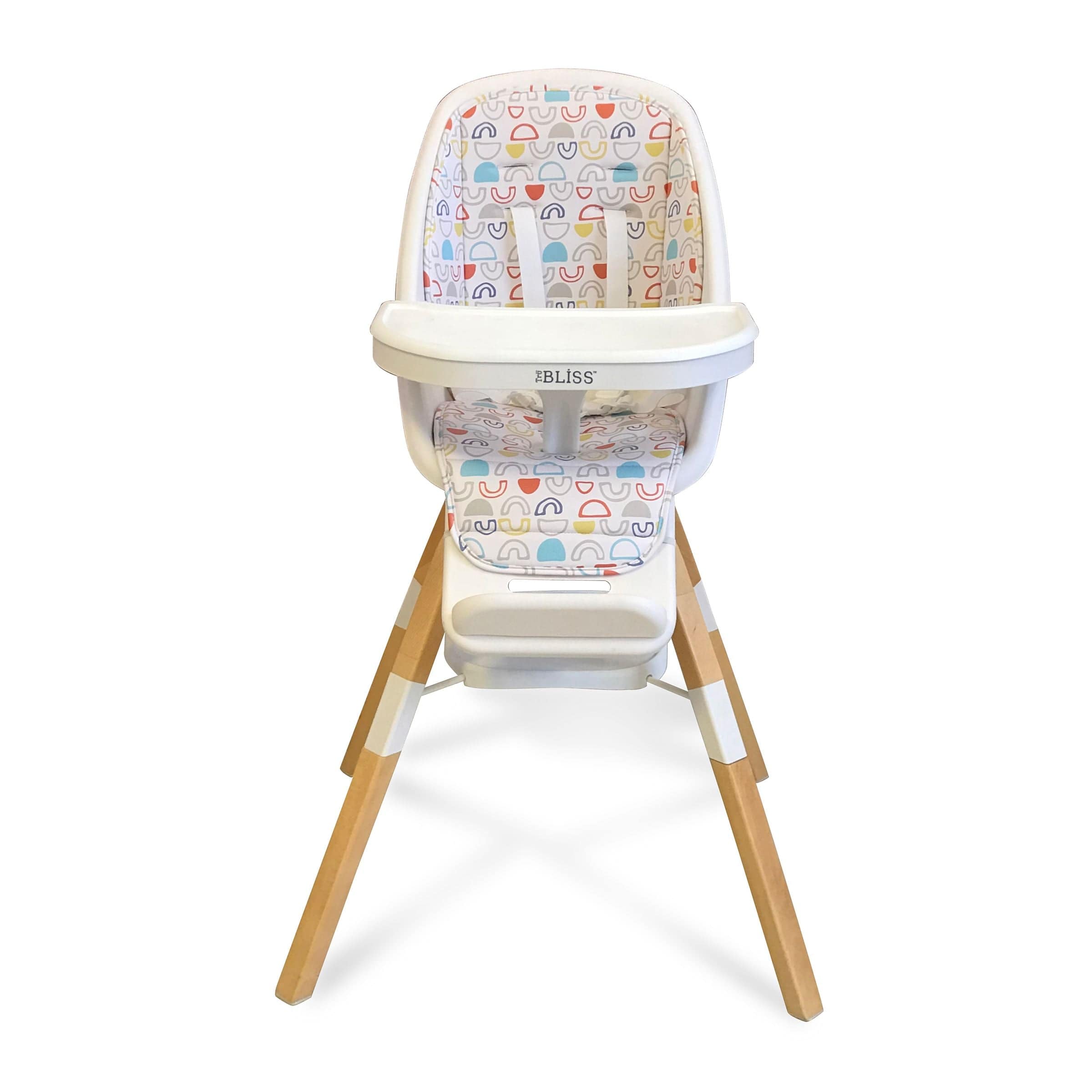 TruBliss 360° Rotating High Chair for Babies & Toddlers - Adjustable Height Convertible Baby Feeding Seat with Removable Tray - Perfect for Dining, Weaning & Playtime at Home