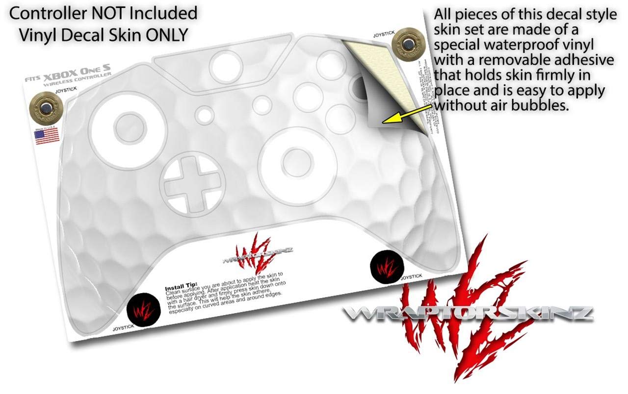XBOX One S/X Controller Vinyl Skin Wrap - Golf Ball Design for Gaming
