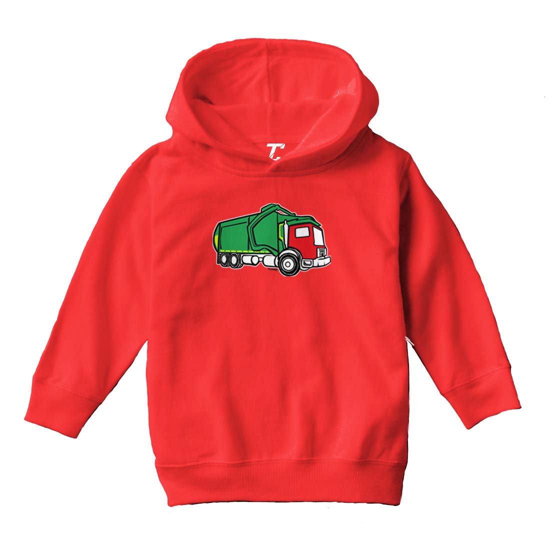 Kids Garbage Truck Fleece Hoodie - Fun & Cozy Toddler/Youth Pullover for Playtime & Outdoor Adventures