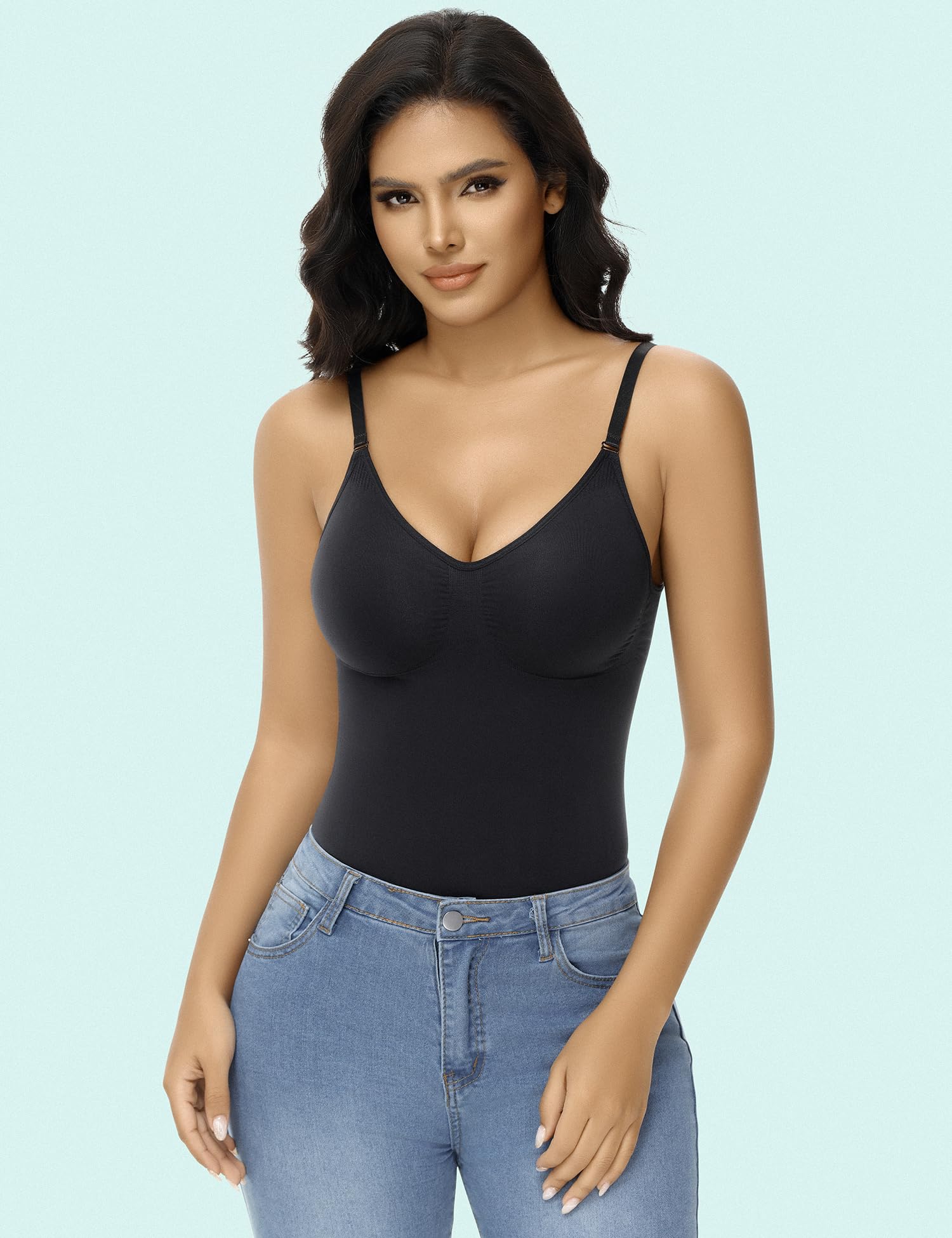 Best Women's Tummy Control Shapewear Bodysuit - Seamless Waist Trainer & Body Shaper Thong for Sculpting & Snatched Look | Perfect for Everyday Wear, Special Occasions & Postpartum Recovery