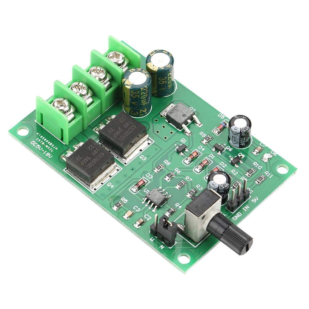 PWM DC Motor Speed Controller - 12V 24V Adjustable Motor Drive Module with Switch - Perfect for DIY Robotics, CNC Machines, and Industrial Automation Projects