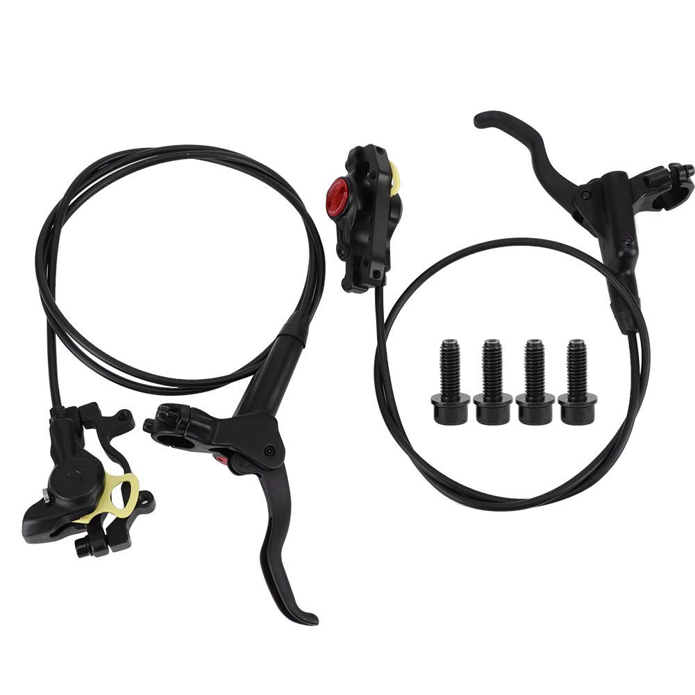 VGEBY Hydraulic Disc Brake Set - High Strength Aluminum Alloy MTB/Road Bike Front & Rear Oil Pressure Braking System - Perfect for Mountain Biking, Road Cycling & Commuting