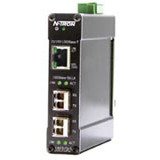 Red Lion Controls N-Tron 1003GX2-B 3-Port Industrial Gigabit Ethernet Switch with 1x 10/100/1000BaseT & 2x SFP Fiber Ports | DIN Rail Mount | Factory Pre-Configured | Ideal for Harsh Industrial Environments & Automation Systems