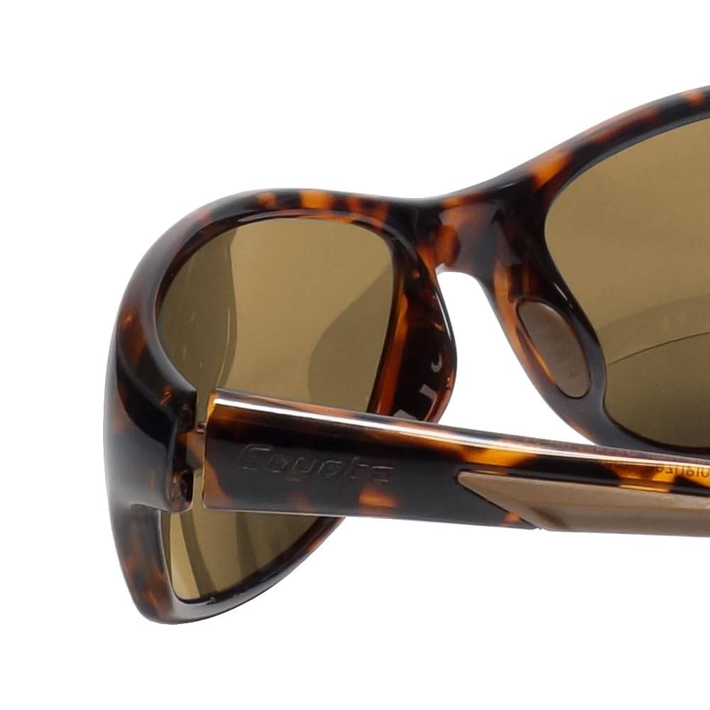 BP-14 Polarized Bifocal Reading Sunglasses for Men & Women - Sport Wraparound Oval Sunglasses with Readers - Trendy Eyewear for Outdoor Activities, Fishing & Driving