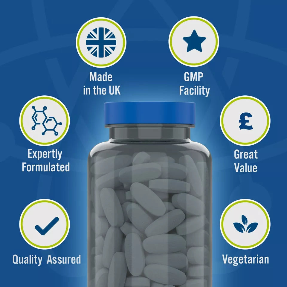 Applied Nutrition Vitamin D3 90 Tablets - High Potency Immune & Bone Support Supplement - For Adults & Kids - Daily Immune System Booster & Calcium Absorption Aid