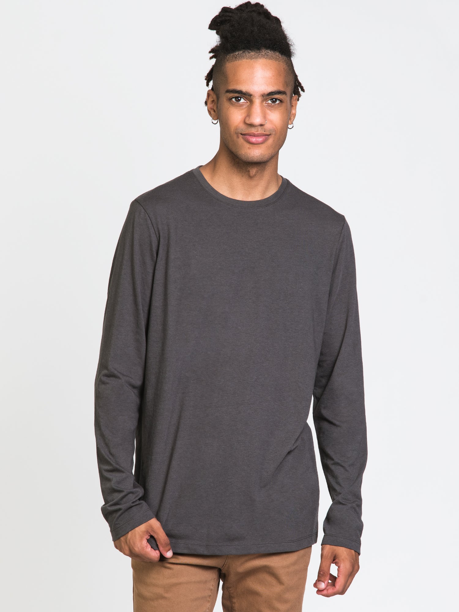 Boathouse Long Sleeve Crewneck Tee - Soft Cotton Men's Casual Shirt for Everyday Wear | Perfect for Outdoor Activities, Work & Relaxation