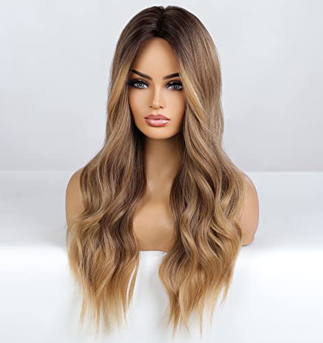 Platinum Blonde Ombre Lace Front Wig - Natural Looking Human Hair Wig for Women | Perfect for Cosplay, Parties & Daily Wear