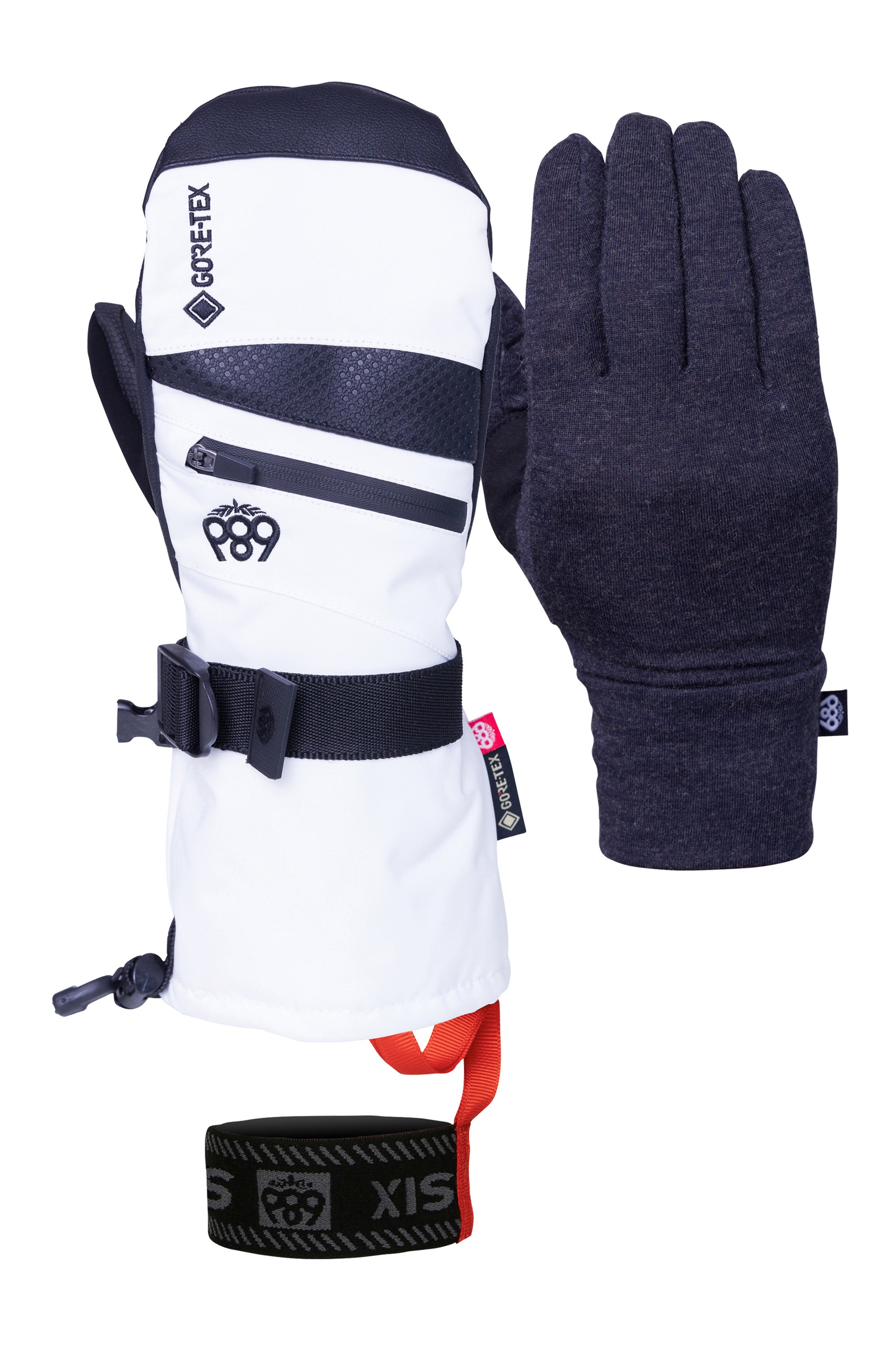 686 Women's GORE-TEX SMARTY® 3-in-1 Waterproof Insulated Ski Mittens - Winter Snow Gloves for Cold Weather (2025 Model) | Perfect for Skiing, Snowboarding & Outdoor Winter Activities