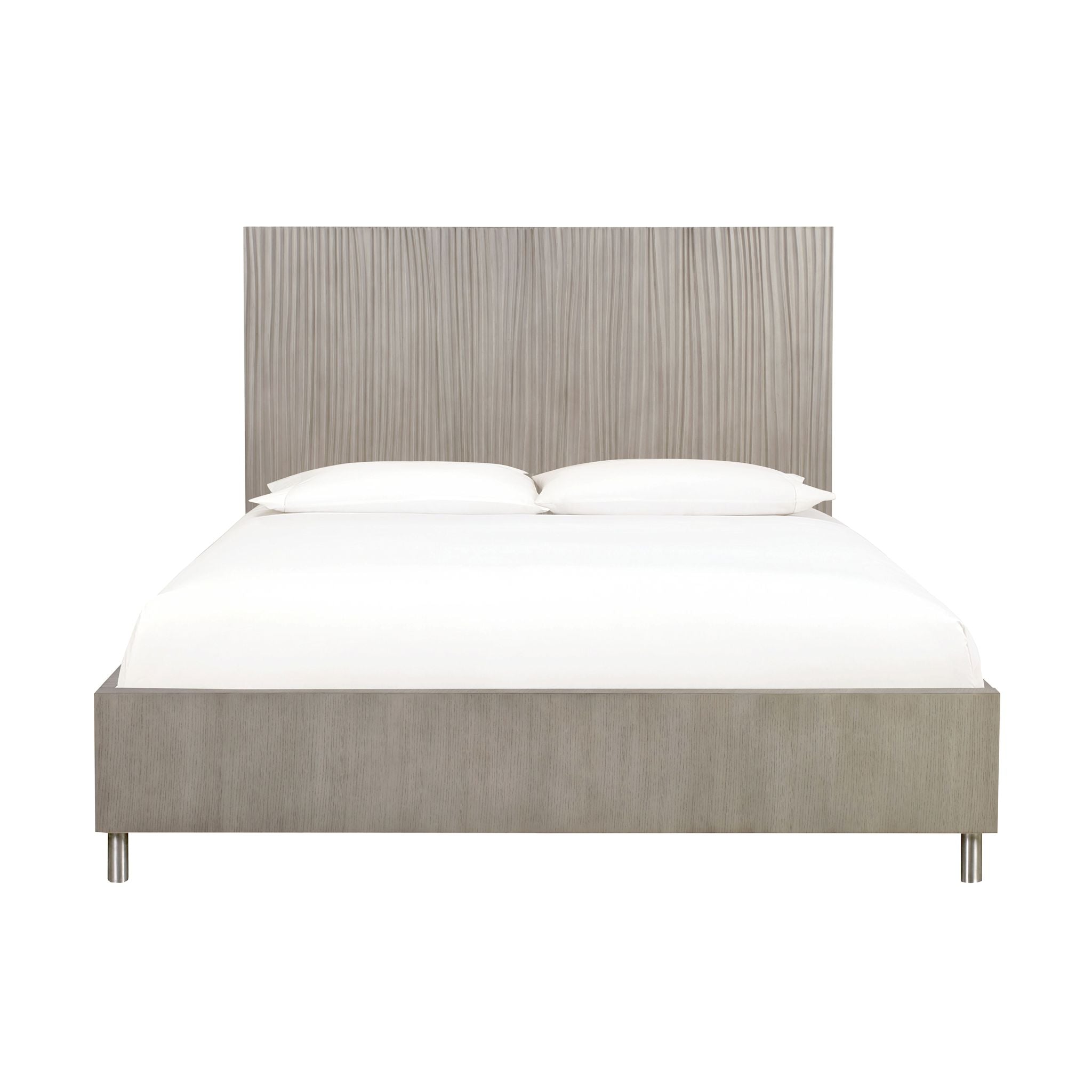 Argento Platform Bed Frame - Queen Size, Modern Minimalist Design, Sturdy Wooden Slat Support for Mattress - Perfect for Bedroom, Guest Room, and Small Spaces