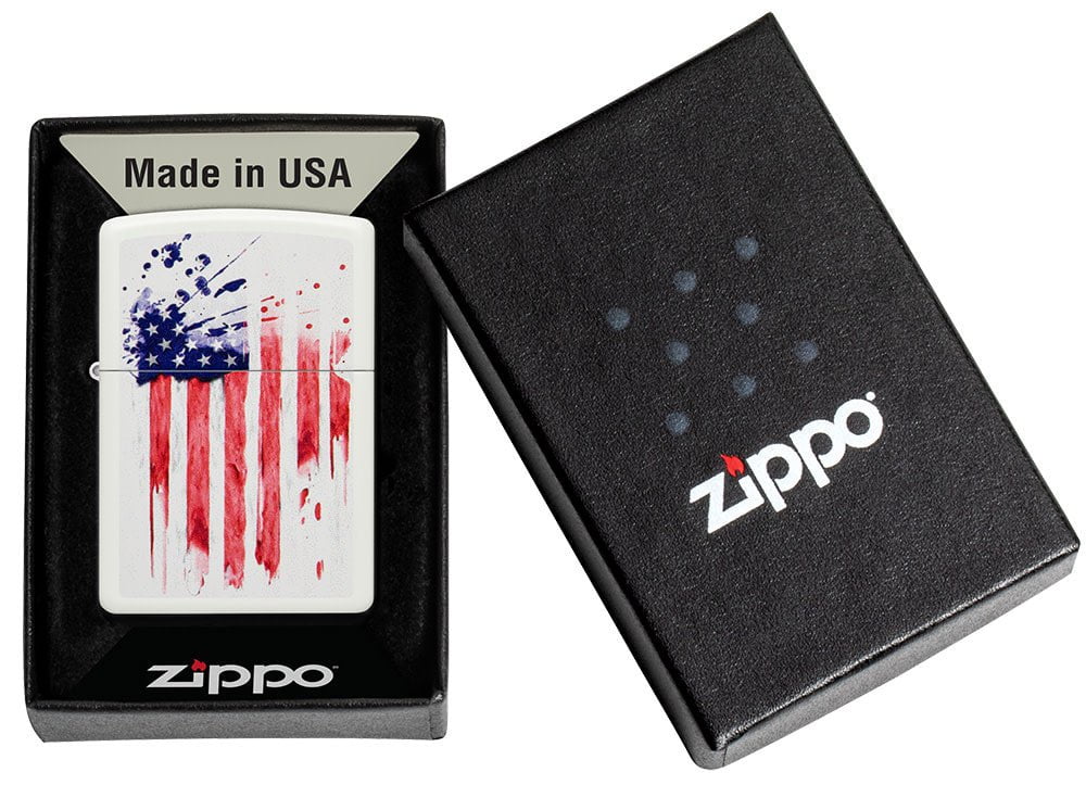 American Flag Design White Matte Case - Patriotic Phone Cover for iPhone & Samsung | Perfect for 4th of July, Veterans Day & Everyday Pride