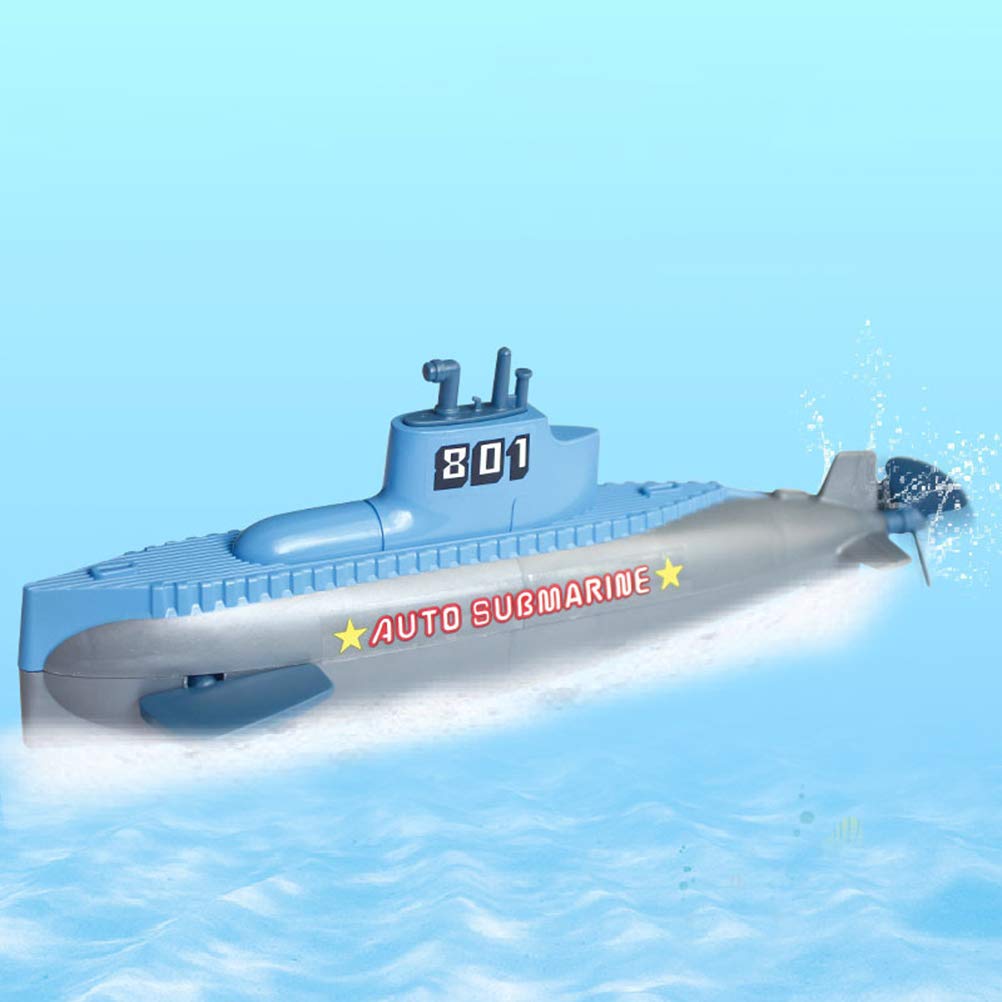 Nurnesy Kids Clockwork Submarine Toy - Waterproof Swimming Pool & Bath Time Fun for Toddlers (24x7x9cm) - Perfect for Bathtub, Shower & Outdoor Water Play