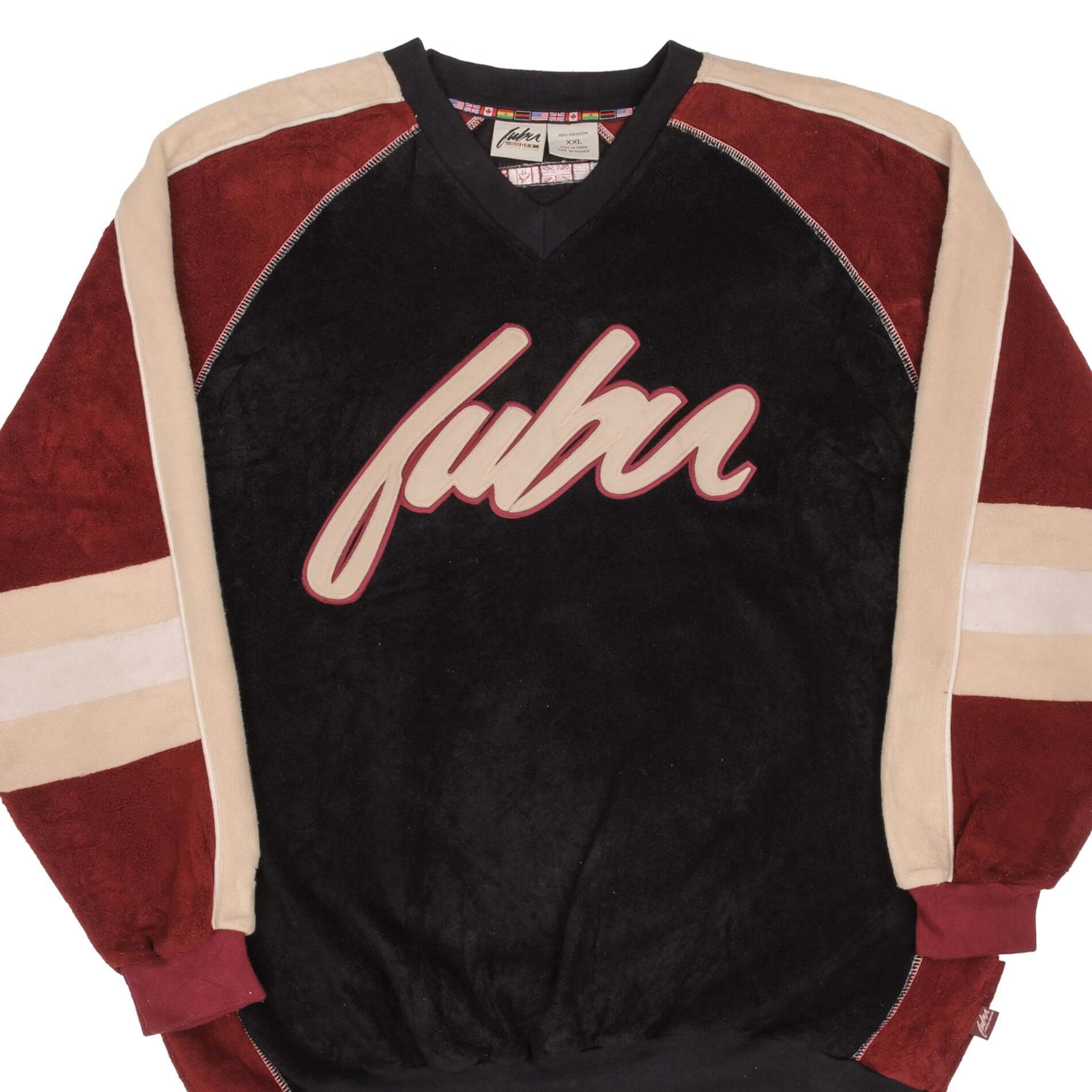 Vintage FUBU Spellout Sweatshirt 2000s - Size 2XL - Retro Hip Hop Streetwear for Men - Perfect for Casual Wear, 90s Fashion, and Urban Style