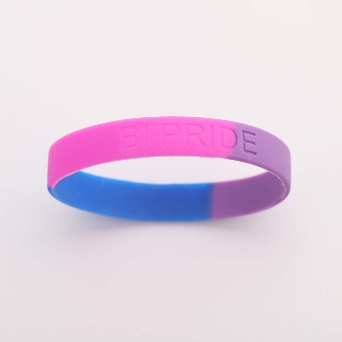 CHOORO LGBT Pride Bracelet - Rainbow Silicone Rubber Wristband for LGBTQ+ Community - Gay Pride Jewelry & Meaningful Gift for Pride Month, Parades, LGBTQ Support & Daily Wear