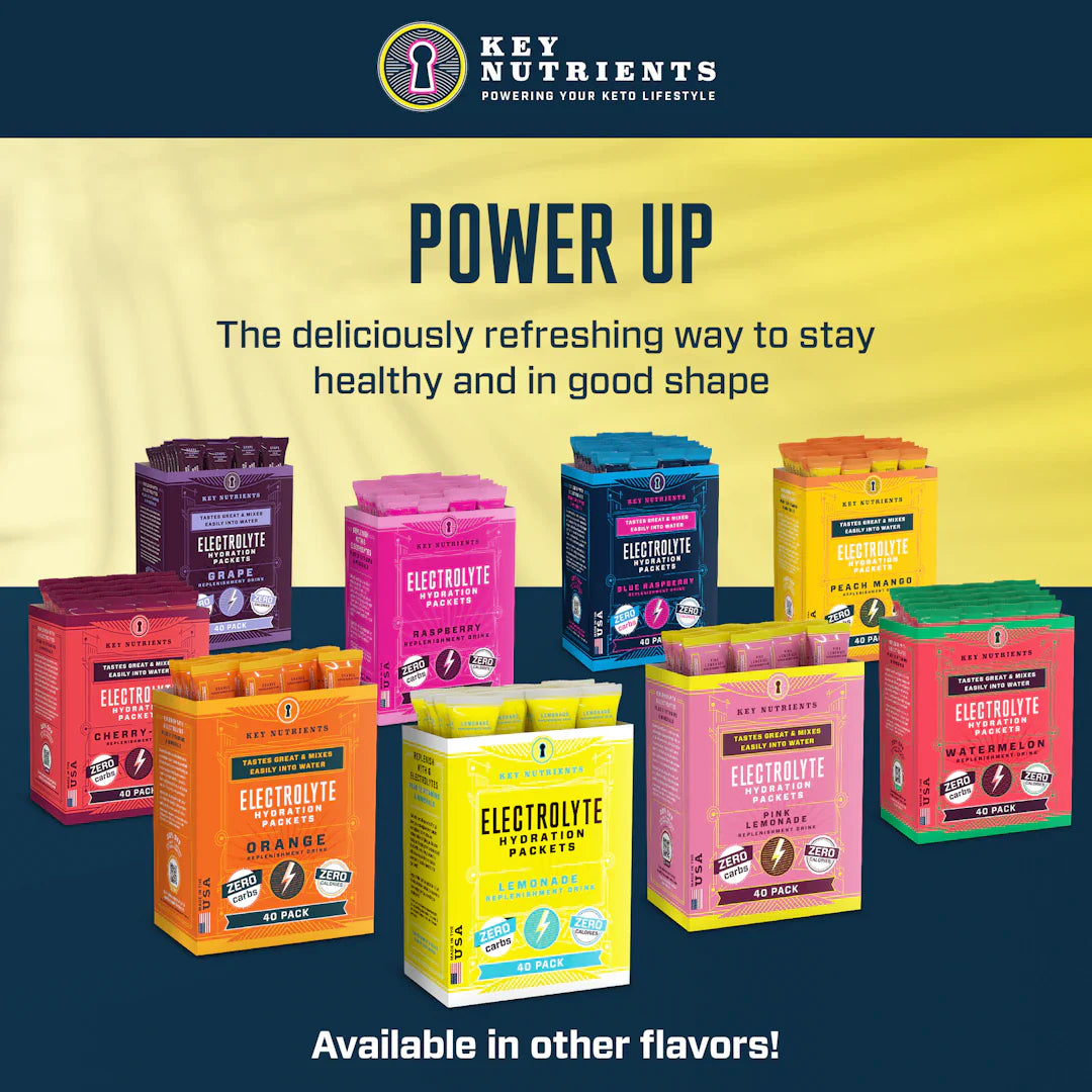 Electrolyte Recovery Plus Powder Travel Packets - Hydration Boost for Athletes & Travelers - Perfect for Workouts, Hiking & Post-Workout Recovery