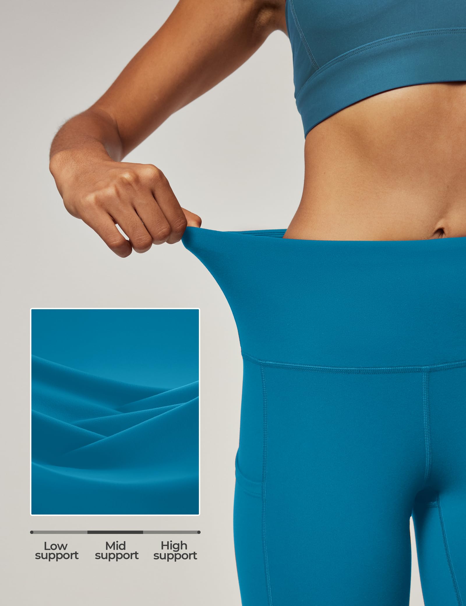 High Waist Yoga Pants with Pockets for Women - Tummy Control Workout Leggings, 4-Way Stretch Comfortable Fitness Pants | Perfect for Yoga, Gym, Running & Everyday Wear