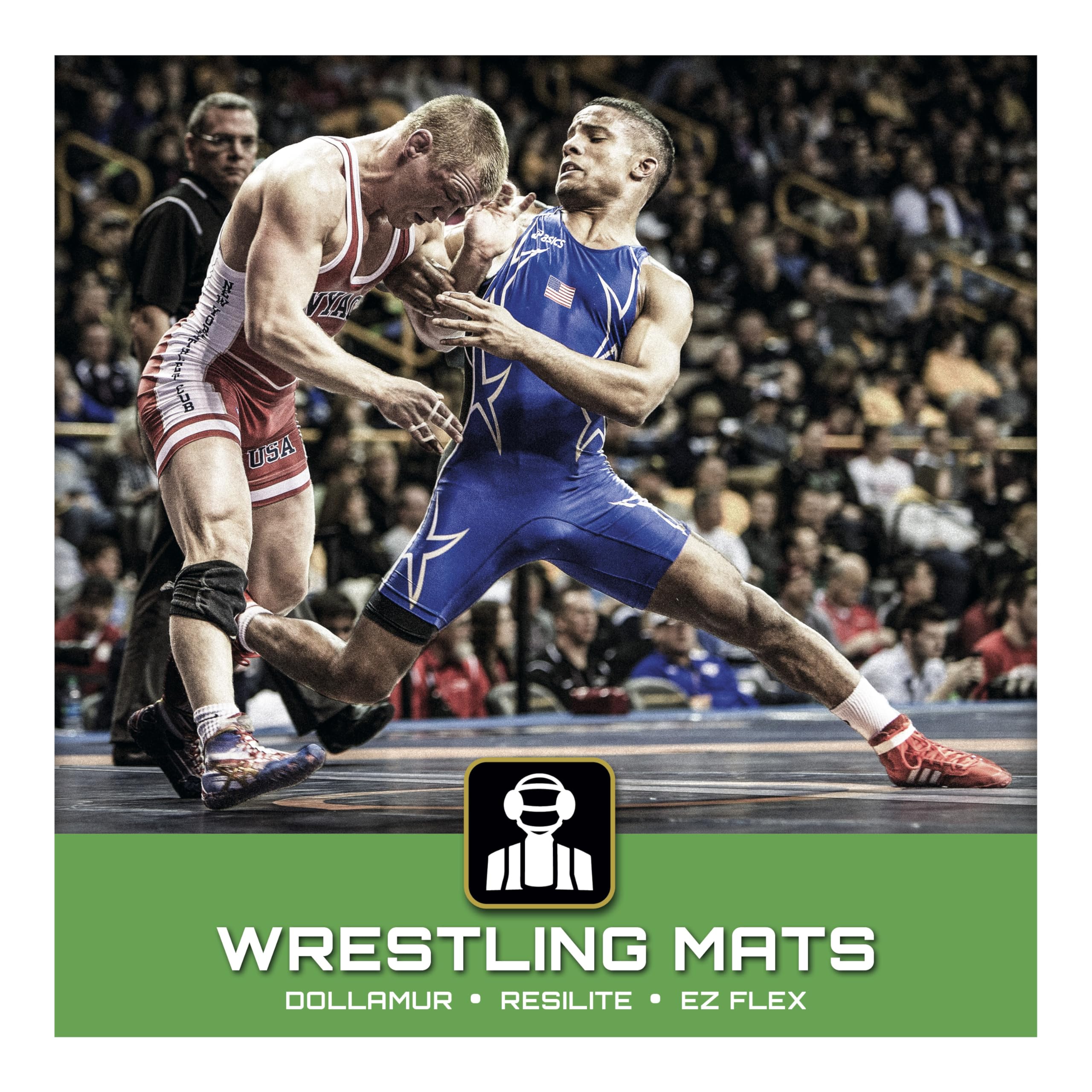 Matman Wrestling Mat Tape - Ultra Strong Adhesive Vinyl Tape for Wrestling, Jiu Jitsu, MMA & Exercise Mats | Clear Gym Floor & Home Mat Tape | 3