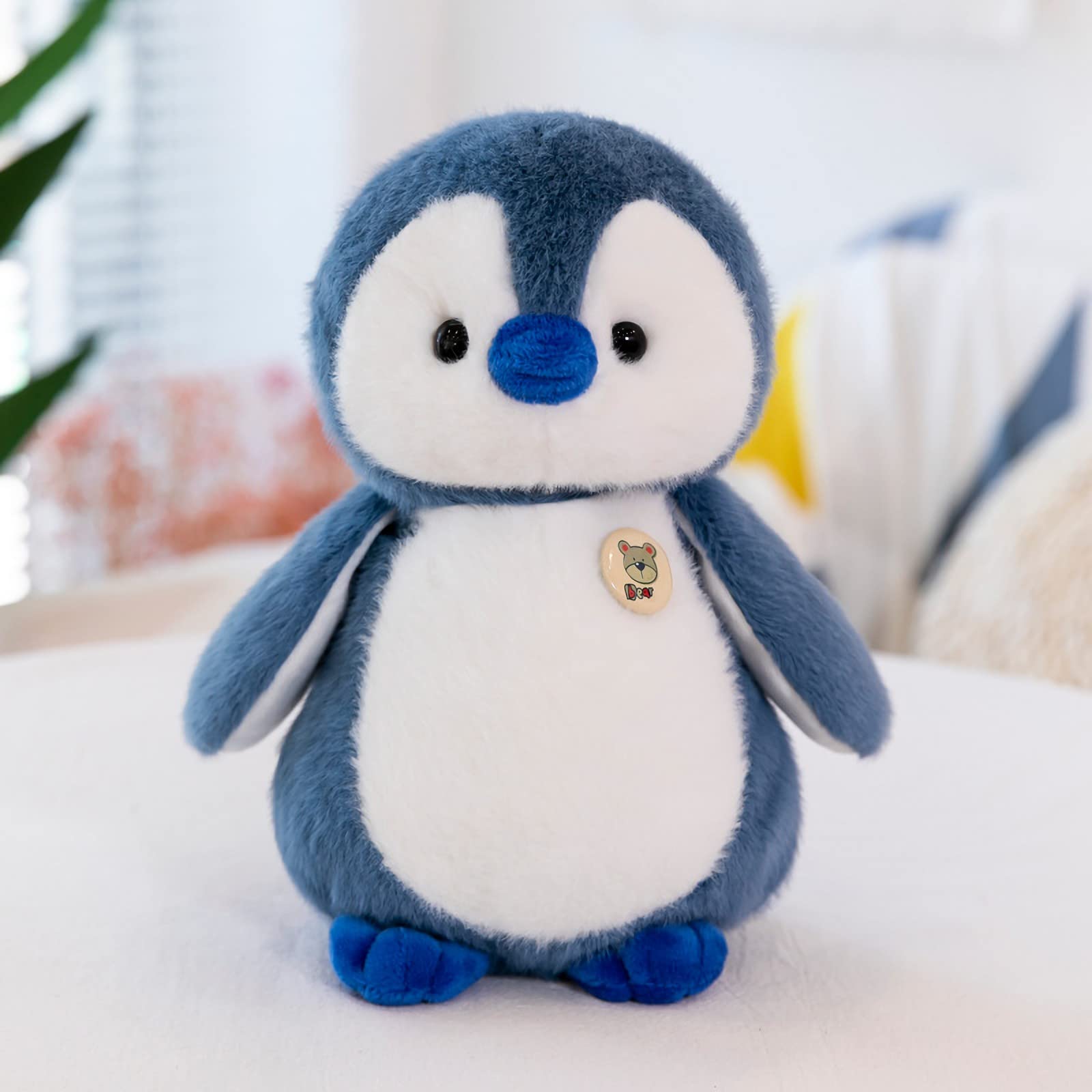 **10 Inch Blue Penguin Stuffed Animal Plush Toy - Soft Cuddly Plushie for Kids, Gifts & Nursery Decor - Perfect for Birthday Presents, Baby Showers & Christmas**