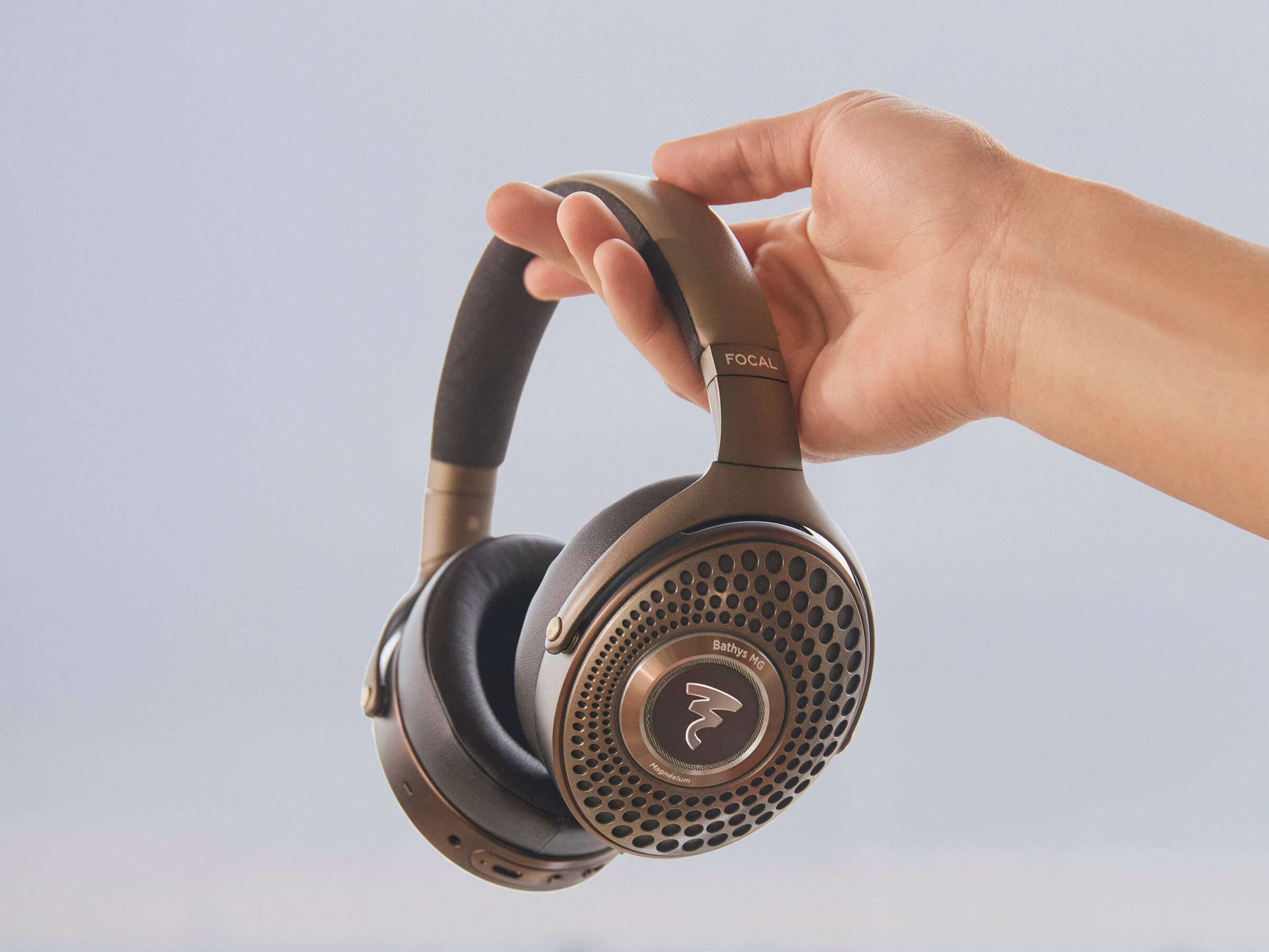 Focal Bathys Mg Wireless Over-Ear Headphones with Noise Cancelling - Premium Sound for Travel, Work & Home Listening