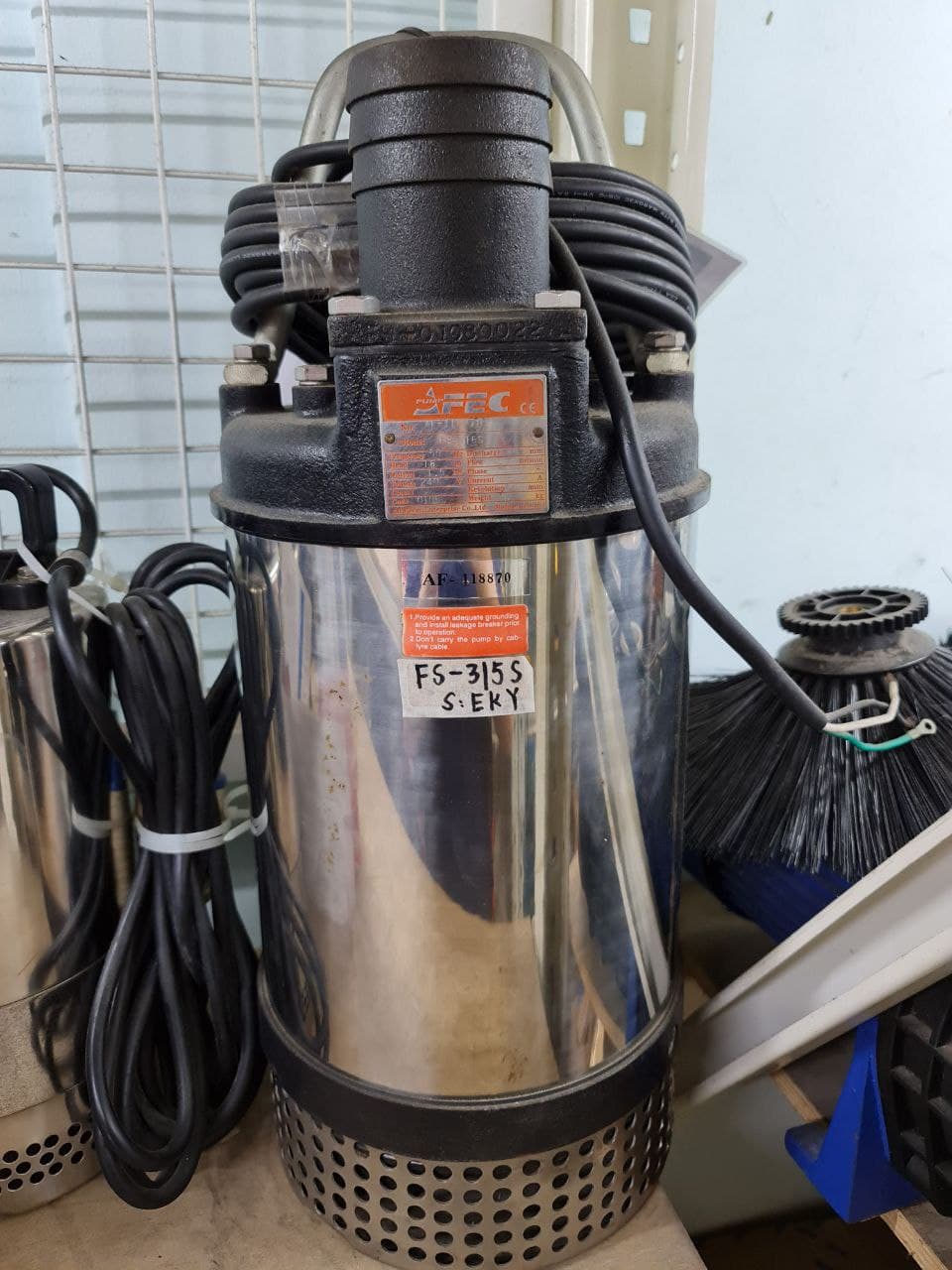 Afectmn 3 2HP 1.5KW 230V Dewatering Water Pump | Model FS 315S | Ideal for Basement Flooding, Construction Sites & Pool Drainage
