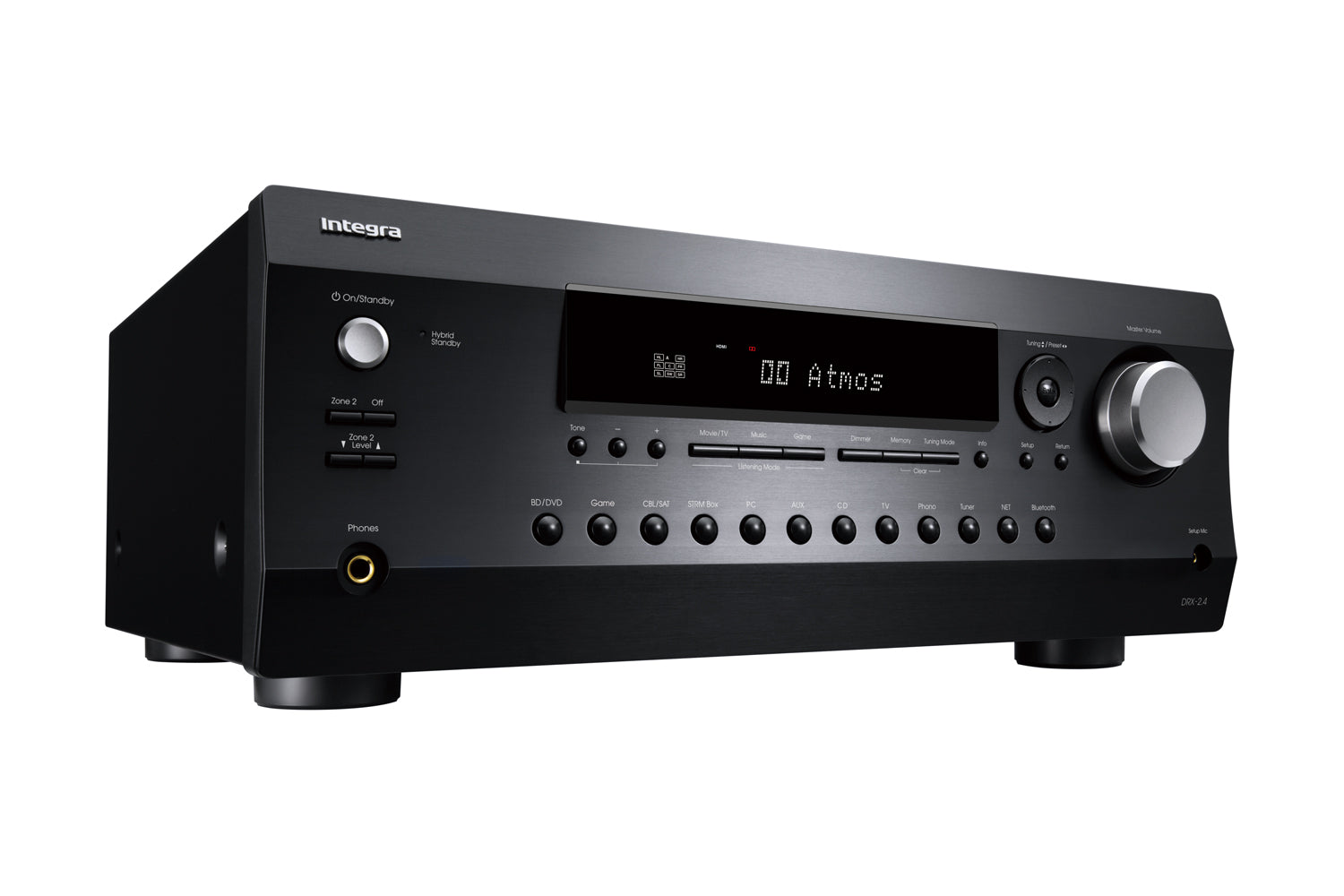 Integra DRX-2.4 7.2 Channel AV Receiver with Dolby Atmos & DTS:X - Premium Home Theater Audio System for Movies, Music & Gaming