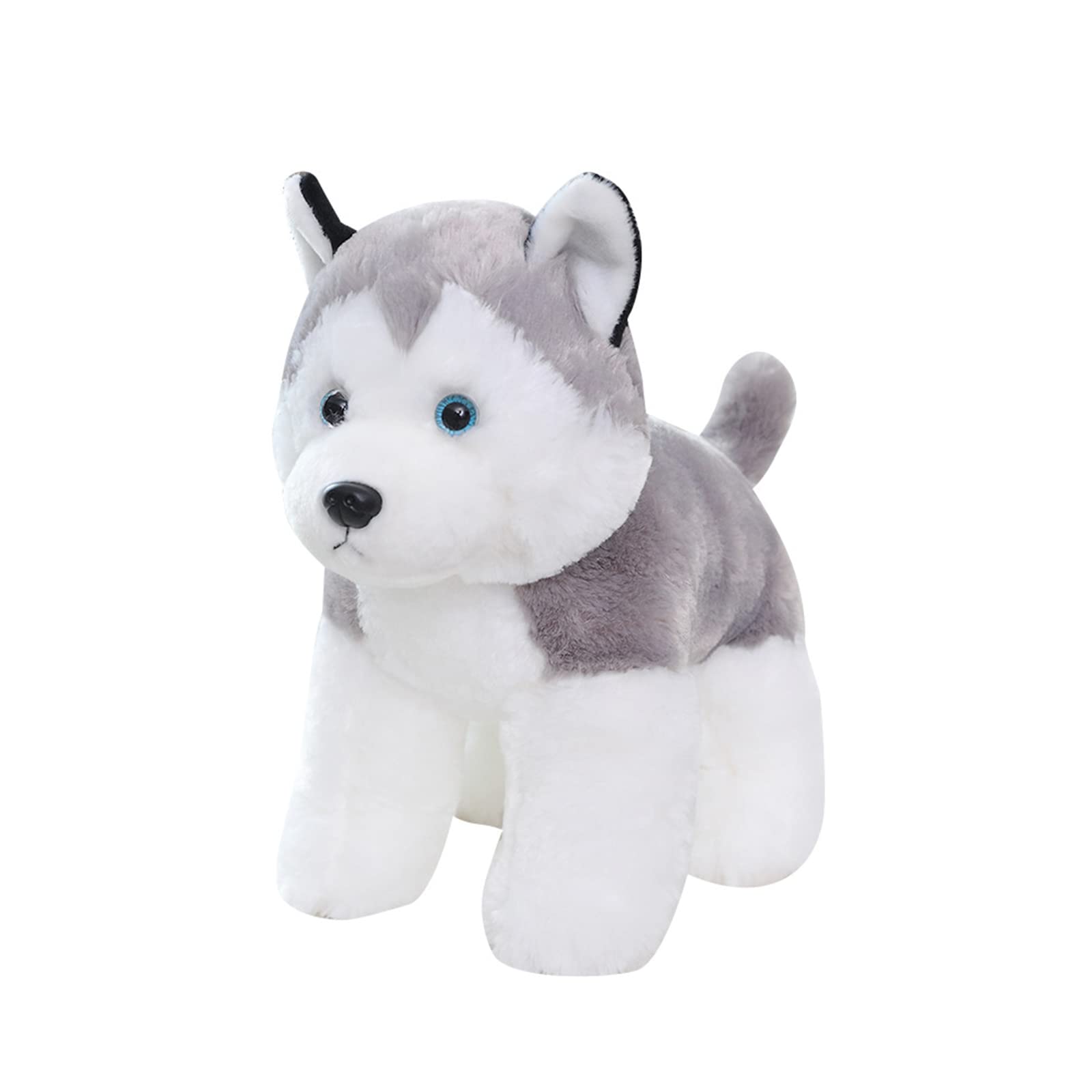 VNVE Cute Husky Dog Plush Toy - Soft Stuffed Animal for Kids, Children's Plush Doll, Creative Birthday Gift & Home Decor - Perfect for Nursery, Bedroom Decor and Cuddling Companion