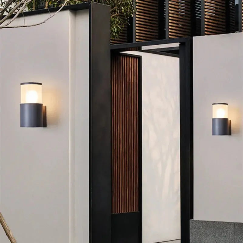 Industrial Outdoor Wall Light - Durable Waterproof Exterior Lighting for Patio, Garage & Garden - Perfect for Home Security & Landscape Illumination
