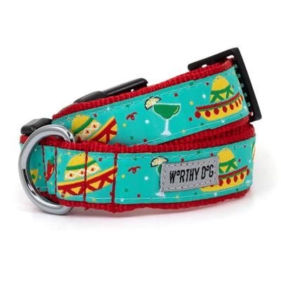 Cinco de Mayo Dog Collar & Leash Set - Festive Pet Accessories for Mexican Holiday Celebrations & Parades