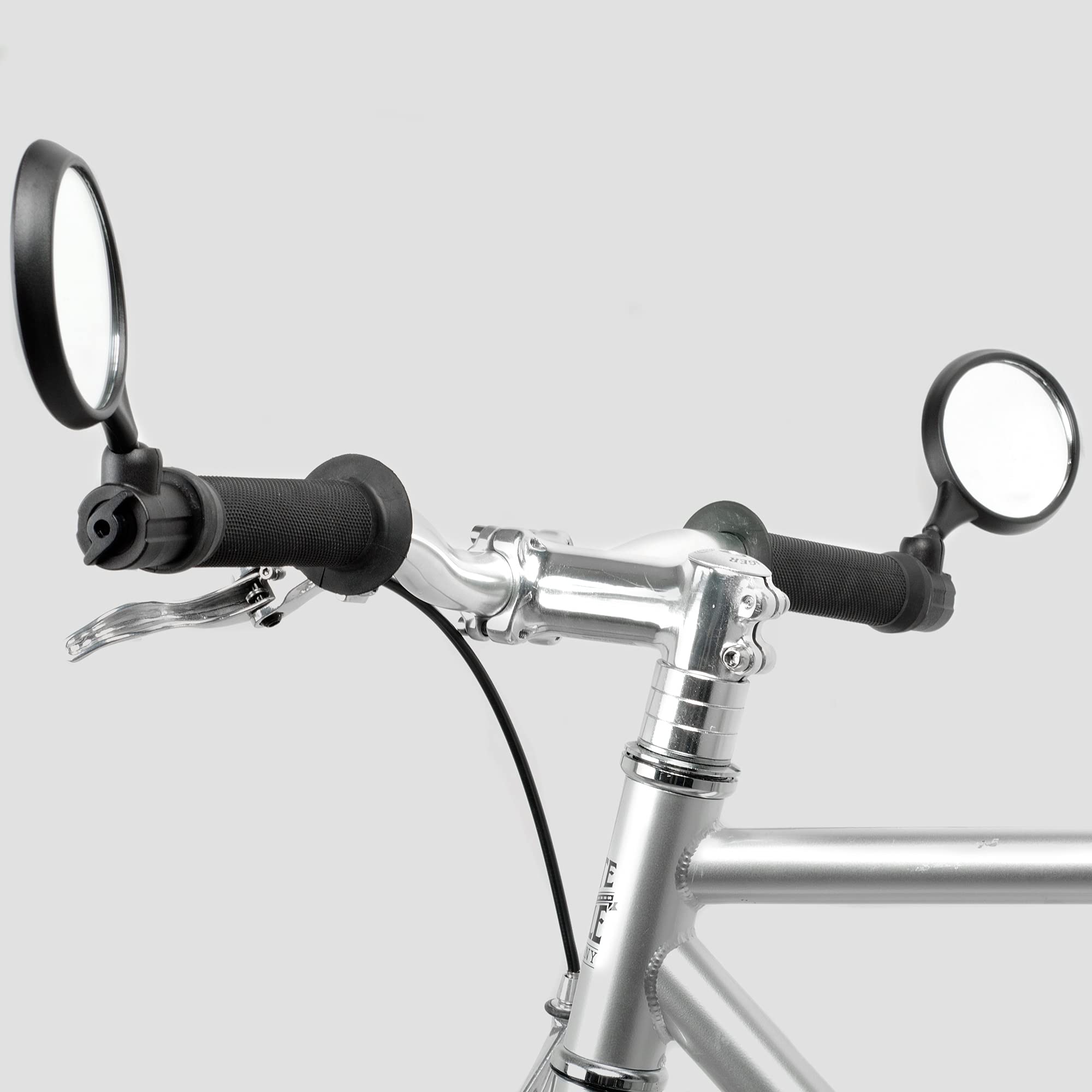 Delta Cycle Adjustable Bike Mirror - Universal Rearview Mirror for Handlebars & Helmets - Fits Road, Mountain, Cruiser & E-Bikes - Perfect for Safe Cycling & Commuting