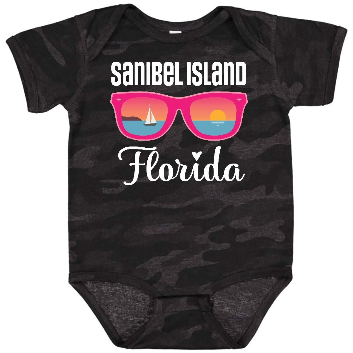Inktastic Sanibel Island Florida Vacation Baby Bodysuit - Cute Infant Onesie for Beach Trips & Family Getaways