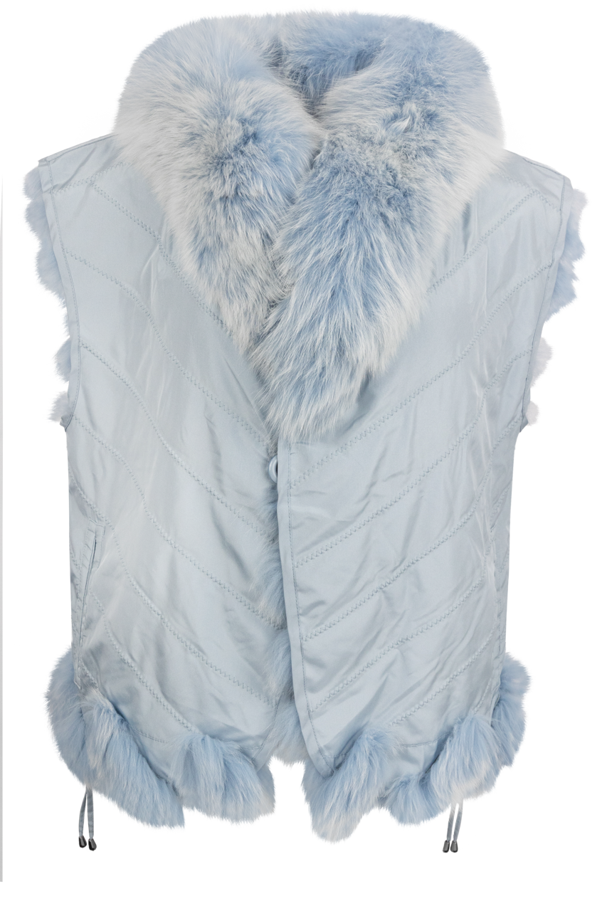 Luxury Diomi Fox Fur Vest for Women - Soft & Warm Winter Fashion - Perfect for Parties, Weddings & Cold Weather Outfits