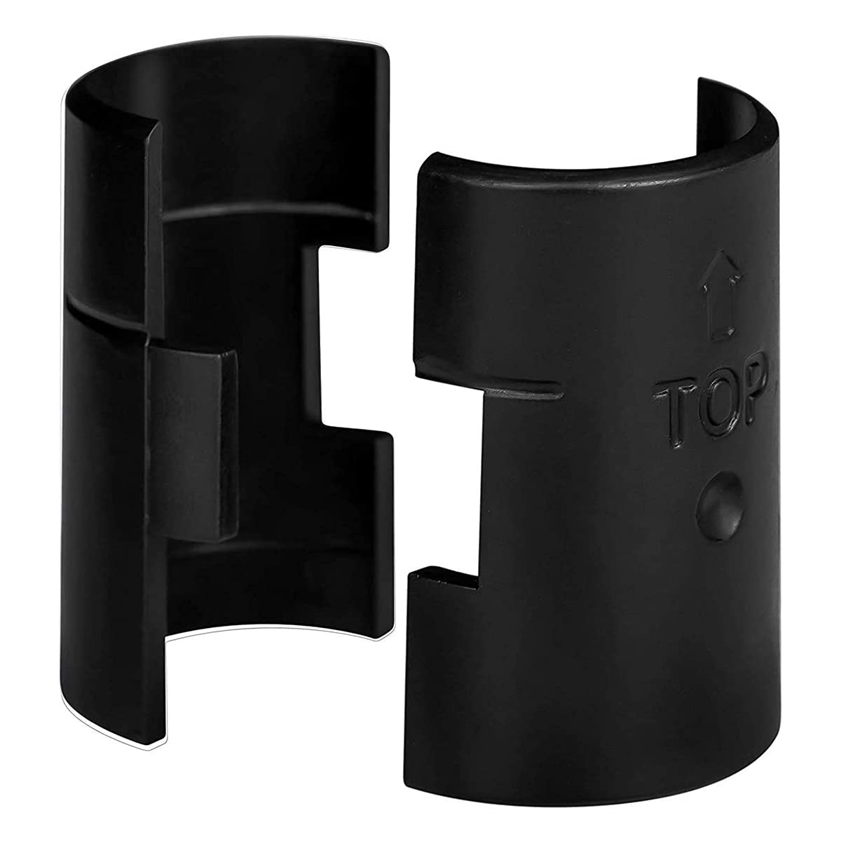 40Pcs 1 Inch Black Wire Shelf Clips - Heavy Duty Shelf Locking Clips for Secure Connection and Fixation (20 Pairs) - Perfect for Closet Organizers, Garage Shelving and Kitchen Storage Solutions