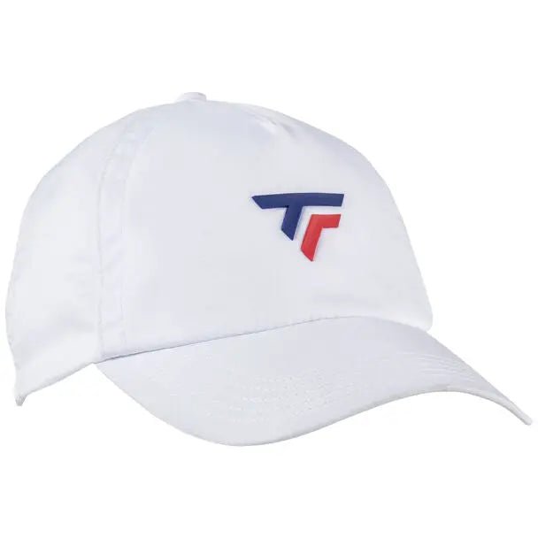 Tecnifibre Pro Cap White - Premium Tennis Hat for Men & Women - UV Protection & Breathable Fabric - Ideal for Outdoor Sports, Running, and Casual Wear